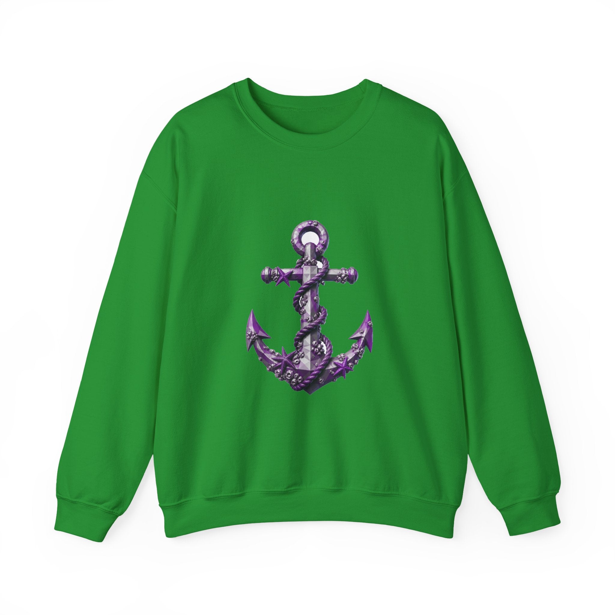 Matching Couple Sweatshirt - Anchor & Sail Matching Couple Comfort Colors Crew Geometric Art His Hers Love Gift - Design A