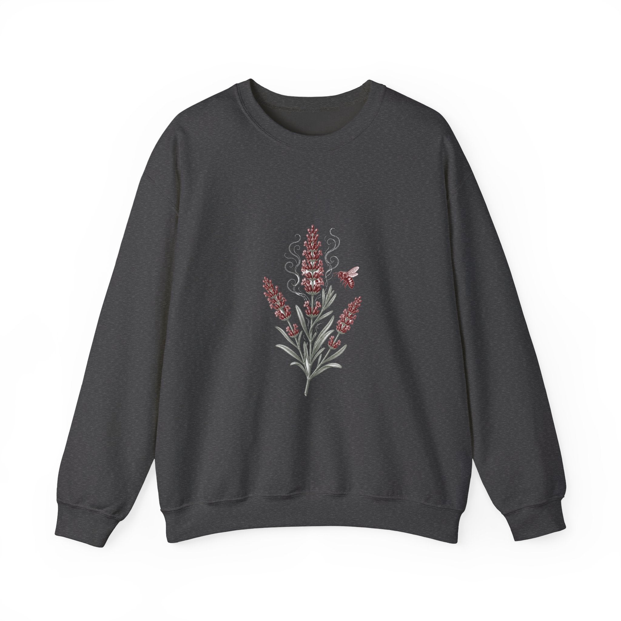 Matching Couple Sweatshirt - Lavender & Thistle Matching Couple Premium Fleece Sweatshirt Vintage Art His Hers Honeymoon Gift - Design A