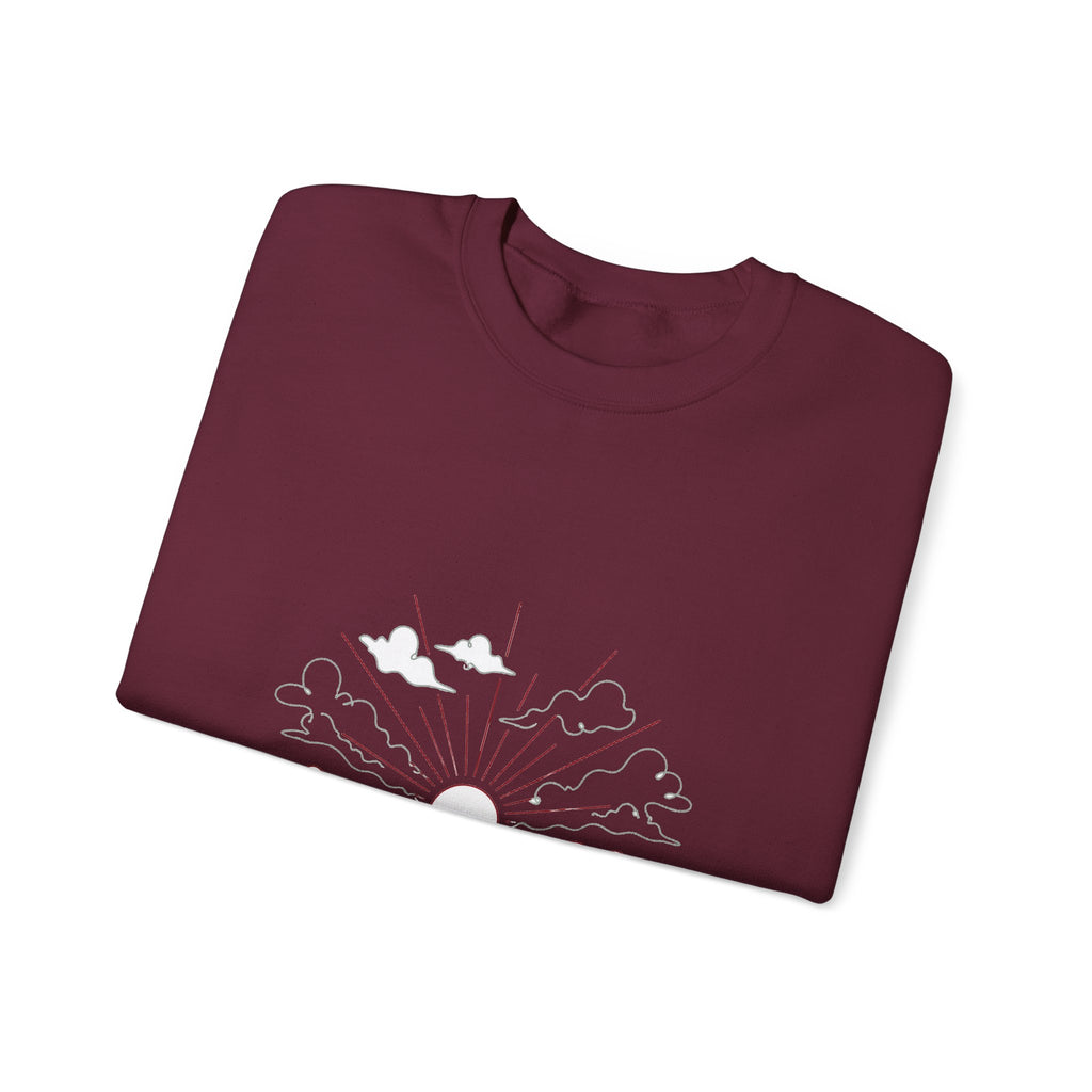 Matching Couple Sweatshirt - Sunrise & Sunset Matching Couple Comfort Colors Crew Minimalist Art His Hers Christmas Gift - Design A