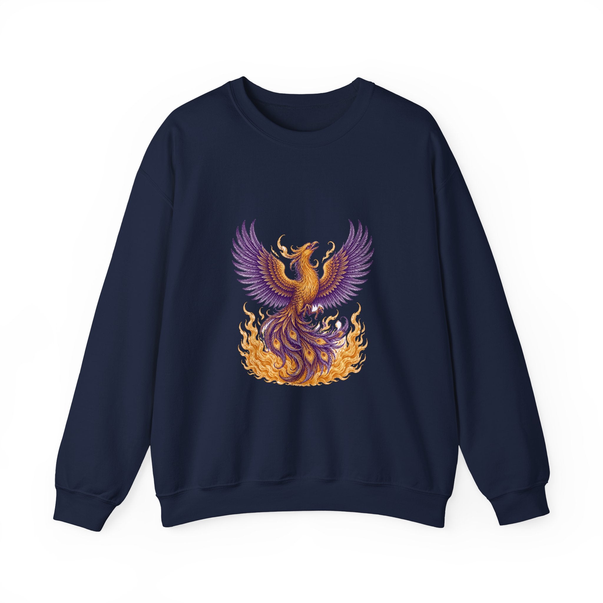 Matching Couple Sweatshirt - Dragon & Phoenix Matching Couple Comfort Colors Crew Vintage Art His Hers Honeymoon Gift - Design B