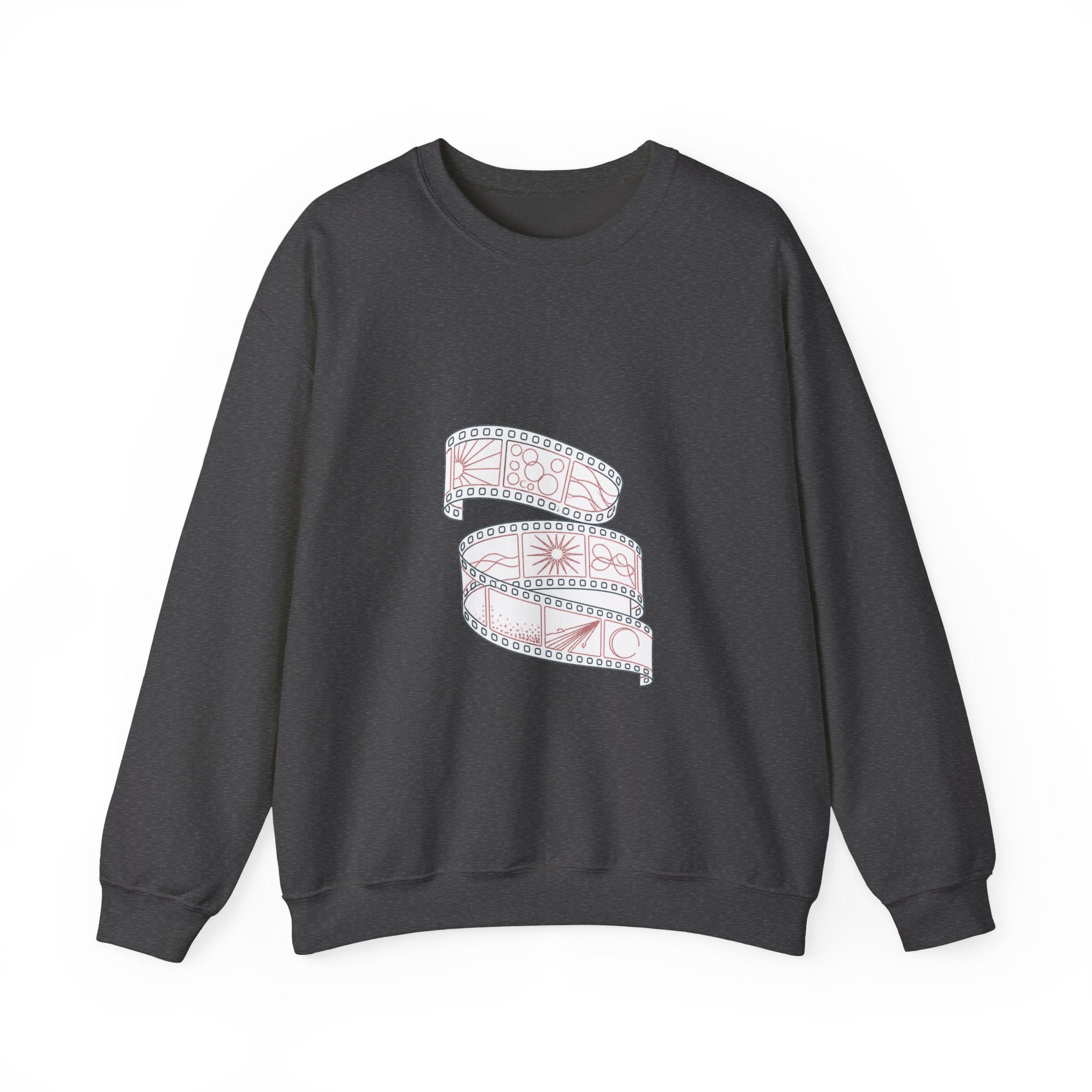 Matching Couple Sweatshirt - Camera & Film Matching Couple Comfort Colors Crew Minimalist Art His Hers Christmas Gift - Design B