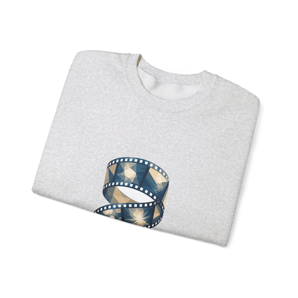 Matching Couple Sweatshirt - Camera & Film Matching Couple Comfort Colors Crew Geometric Art His Hers Love Gift - Design B