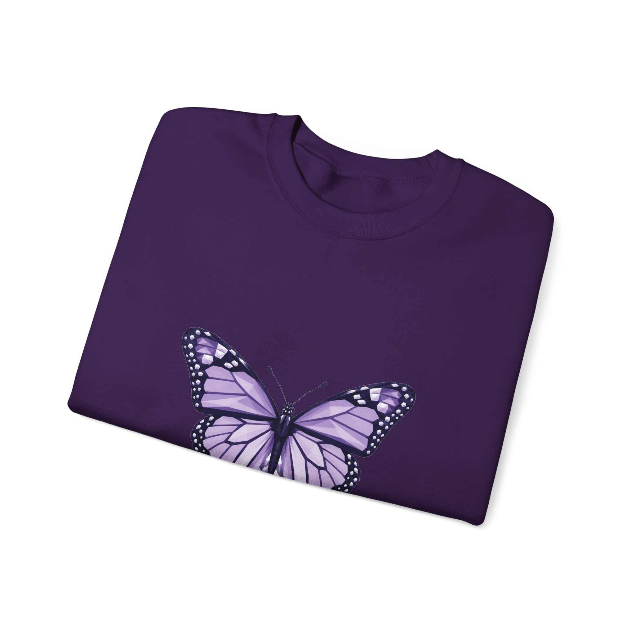 Matching Couple Sweatshirt - Butterfly & Moth Matching Couple Comfort Colors Crew Geometric Art His Hers Love Gift - Design A