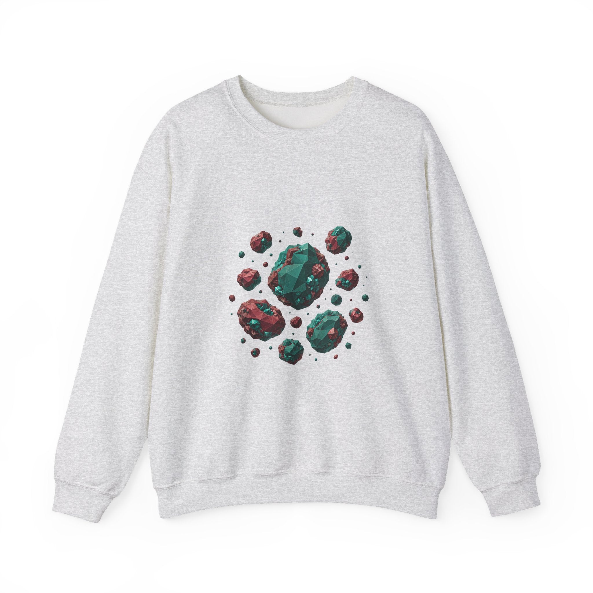 Matching Couple Sweatshirt - Comet & Asteroid Matching Couple Comfort Colors Crew Geometric Art His Hers Love Gift - Design B