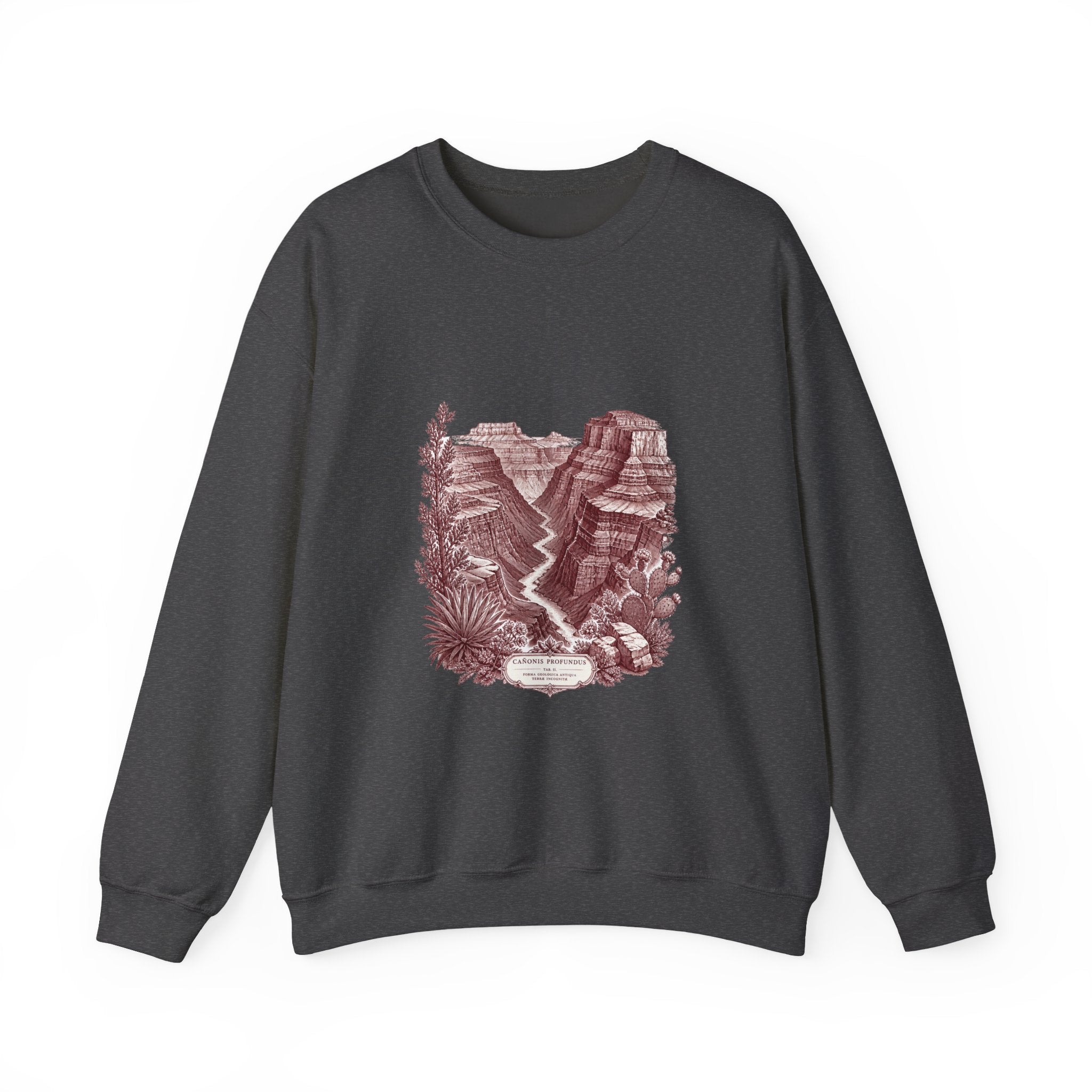 Matching Couple Sweatshirt - Lavender Fields & Canyon Matching Couple Crewneck Sweatshirt Vintage Art His Hers Wedding Gift - Design B