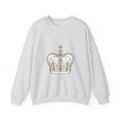 Matching Couple Sweatshirt - Crown & Shield Matching Couple Premium Fleece Sweatshirt Minimalist Art His Hers Christmas Gift - Design A