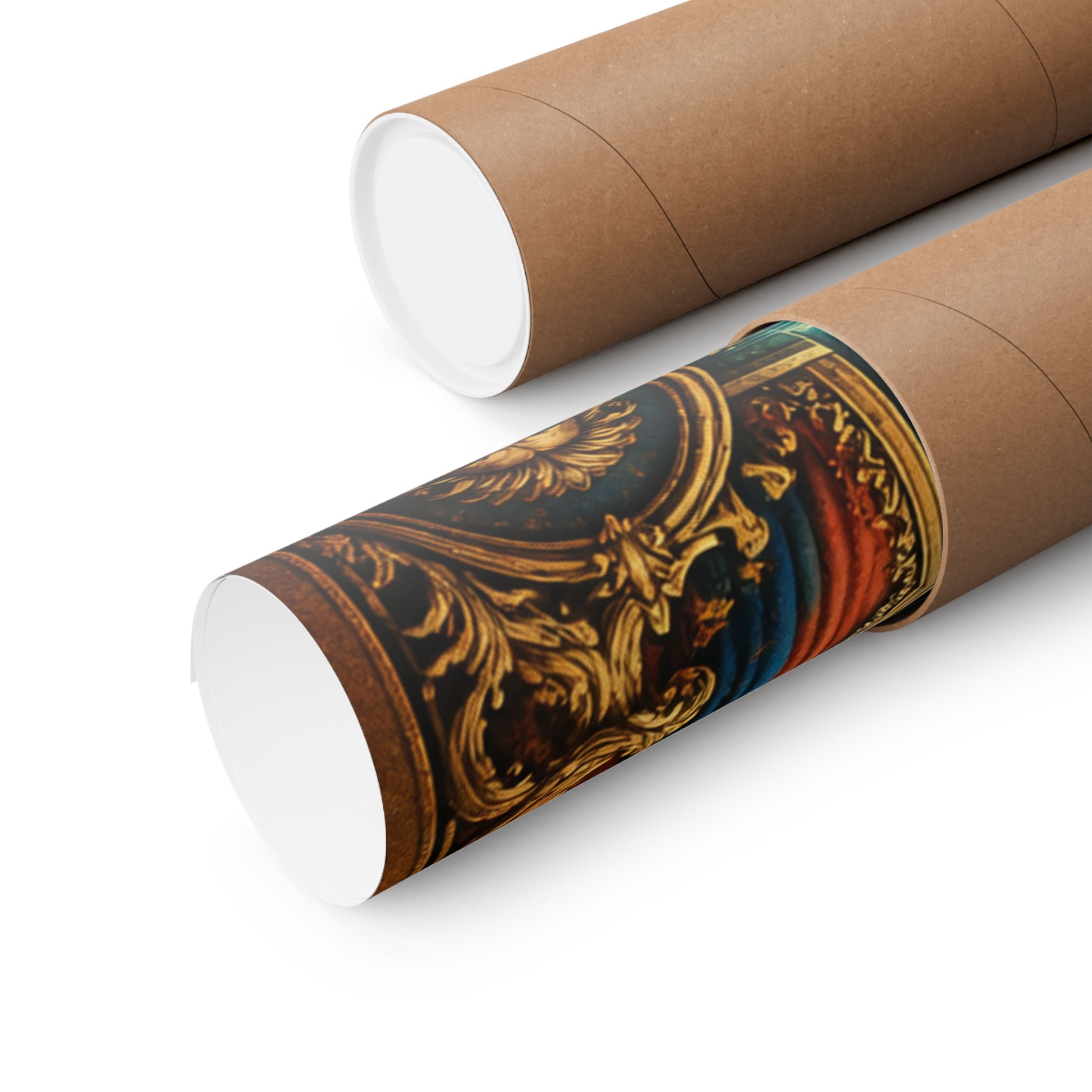 Giant Key Performance Wall Art Poster 18×24 Baroque Home Office Decor Maximalist Print