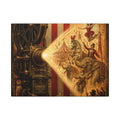 Film Camera Projector Show Wall Art Canvas 24×36 Baroque Studio Decor Maximalist Print