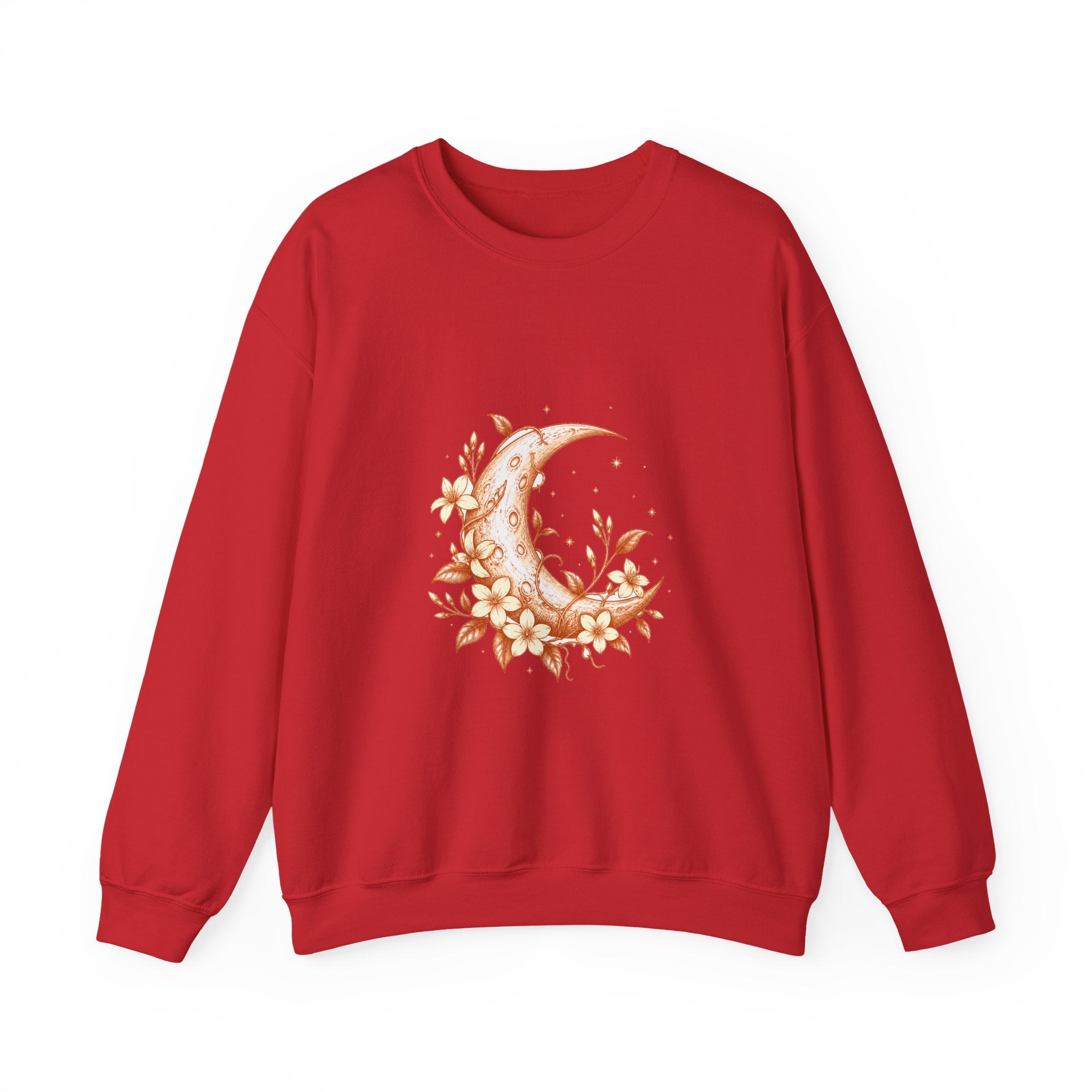 Matching Couple Sweatshirt - Sun & Moon Matching Couple Comfort Colors Crew Hand-Drawn Art His Hers Anniversary Gift - Design A