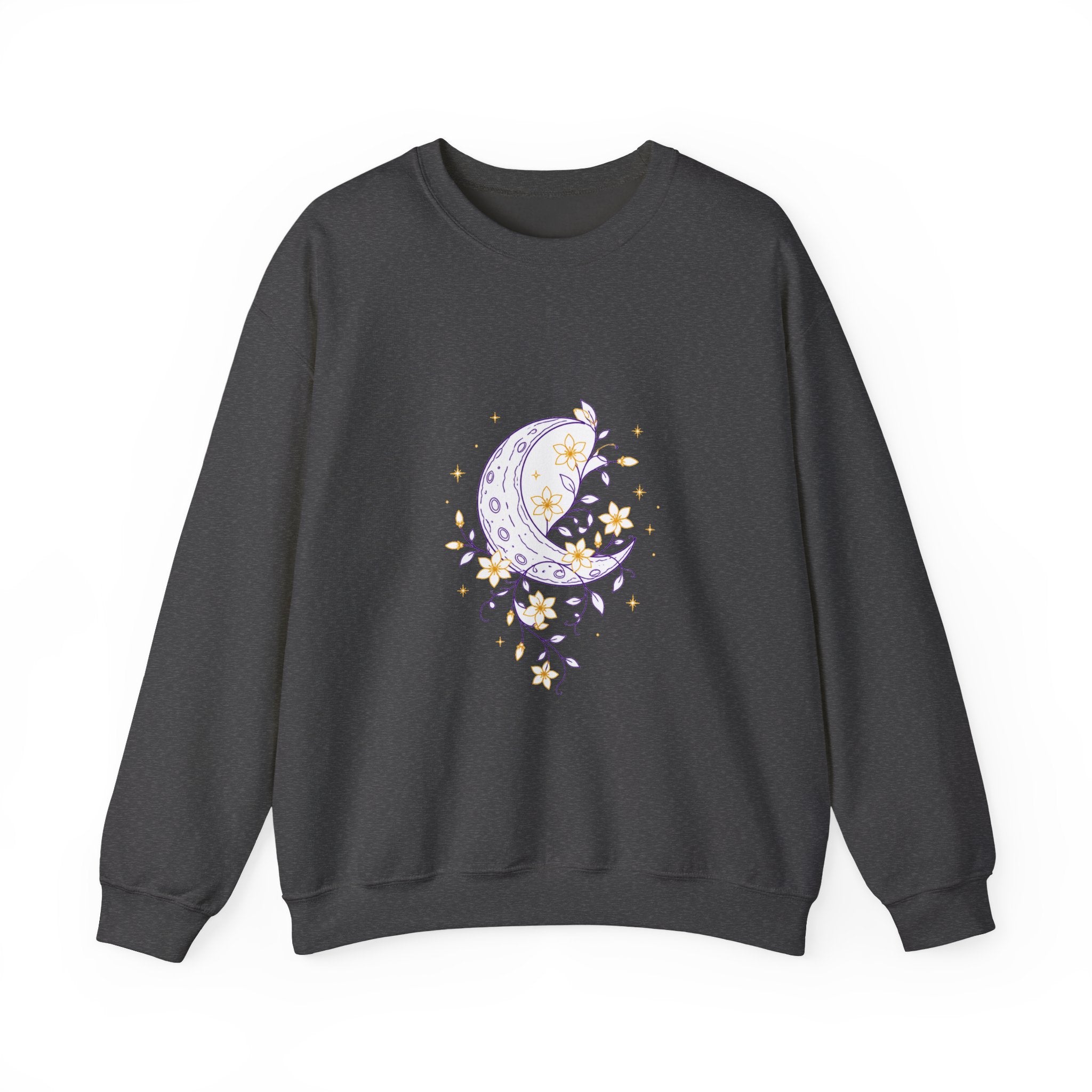 Matching Couple Sweatshirt - Sun & Moon Matching Couple Comfort Colors Crew Minimalist Art His Hers Christmas Gift - Design A