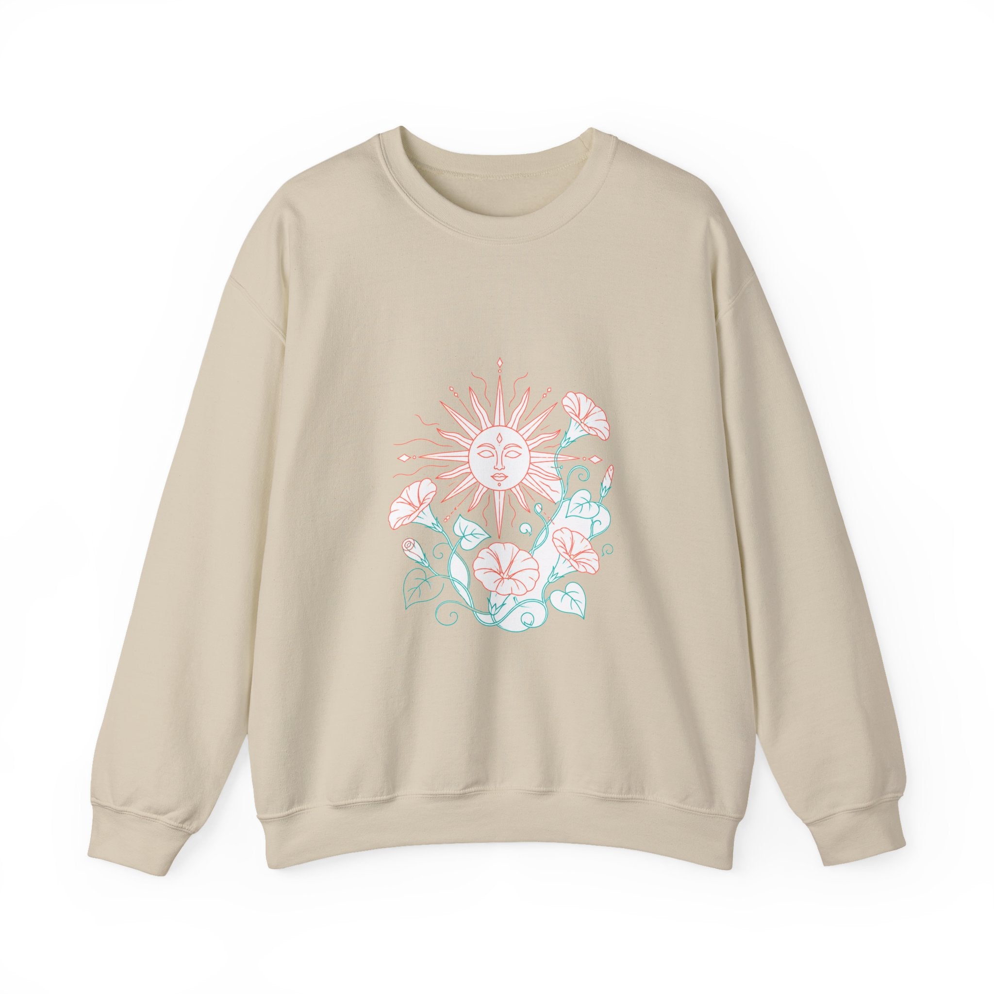 Matching Couple Sweatshirt - Sun & Moon Matching Couple Premium Fleece Sweatshirt Minimalist Art His Hers Christmas Gift - Design B