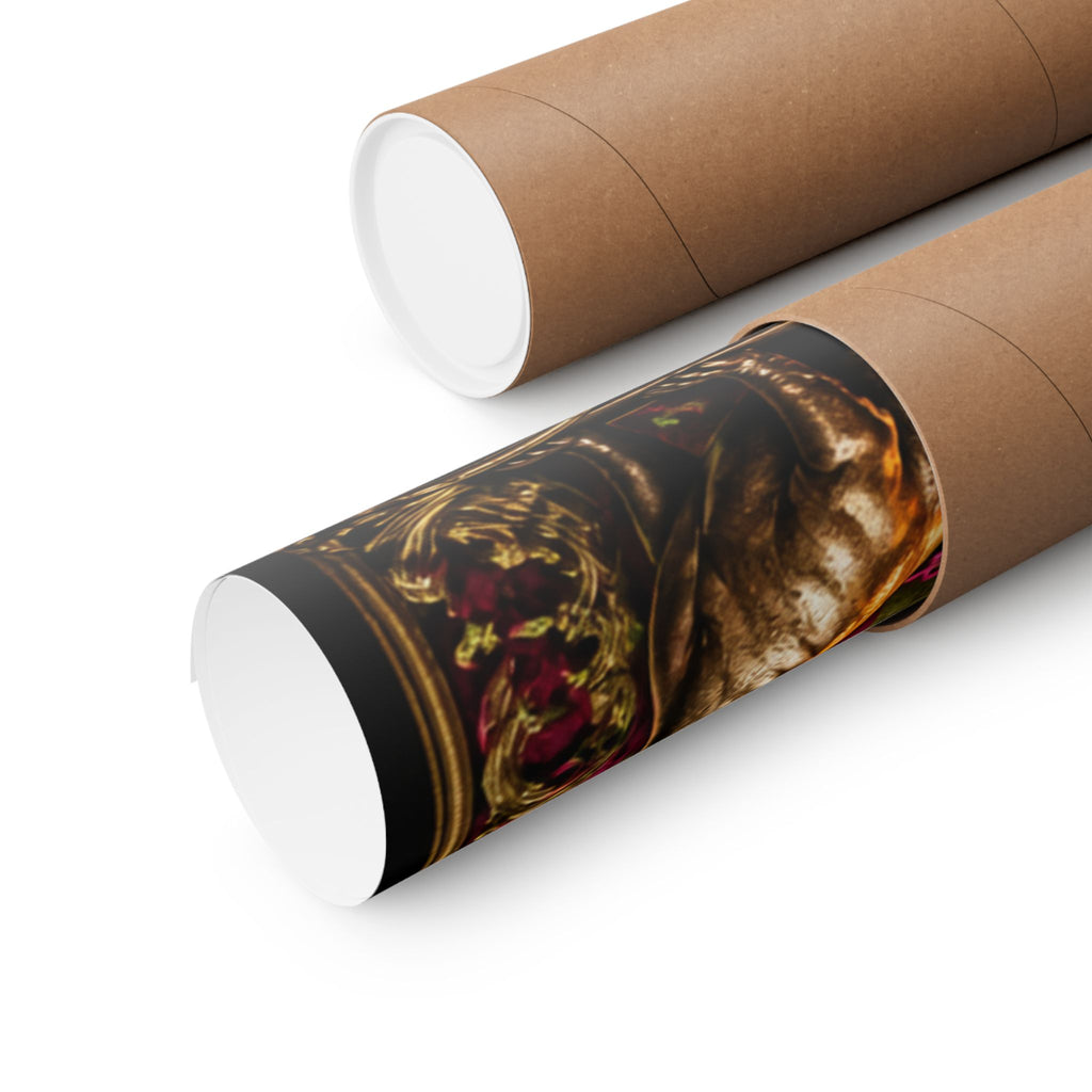 Seal Fire Hoop Wall Art Poster 24×36 Baroque Studio Decor Maximalist Print