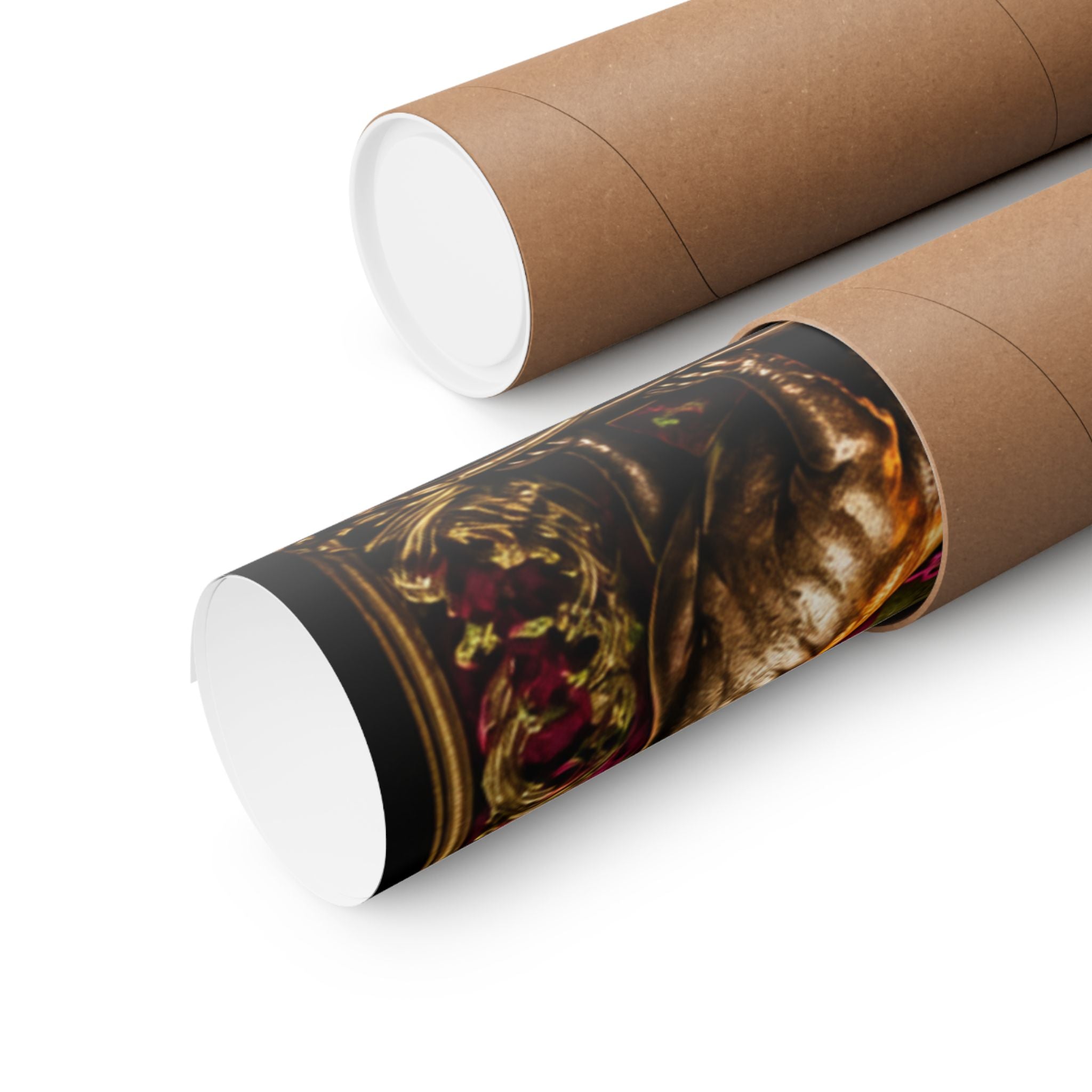 Seal Fire Hoop Wall Art Poster 24×36 Baroque Studio Decor Maximalist Print