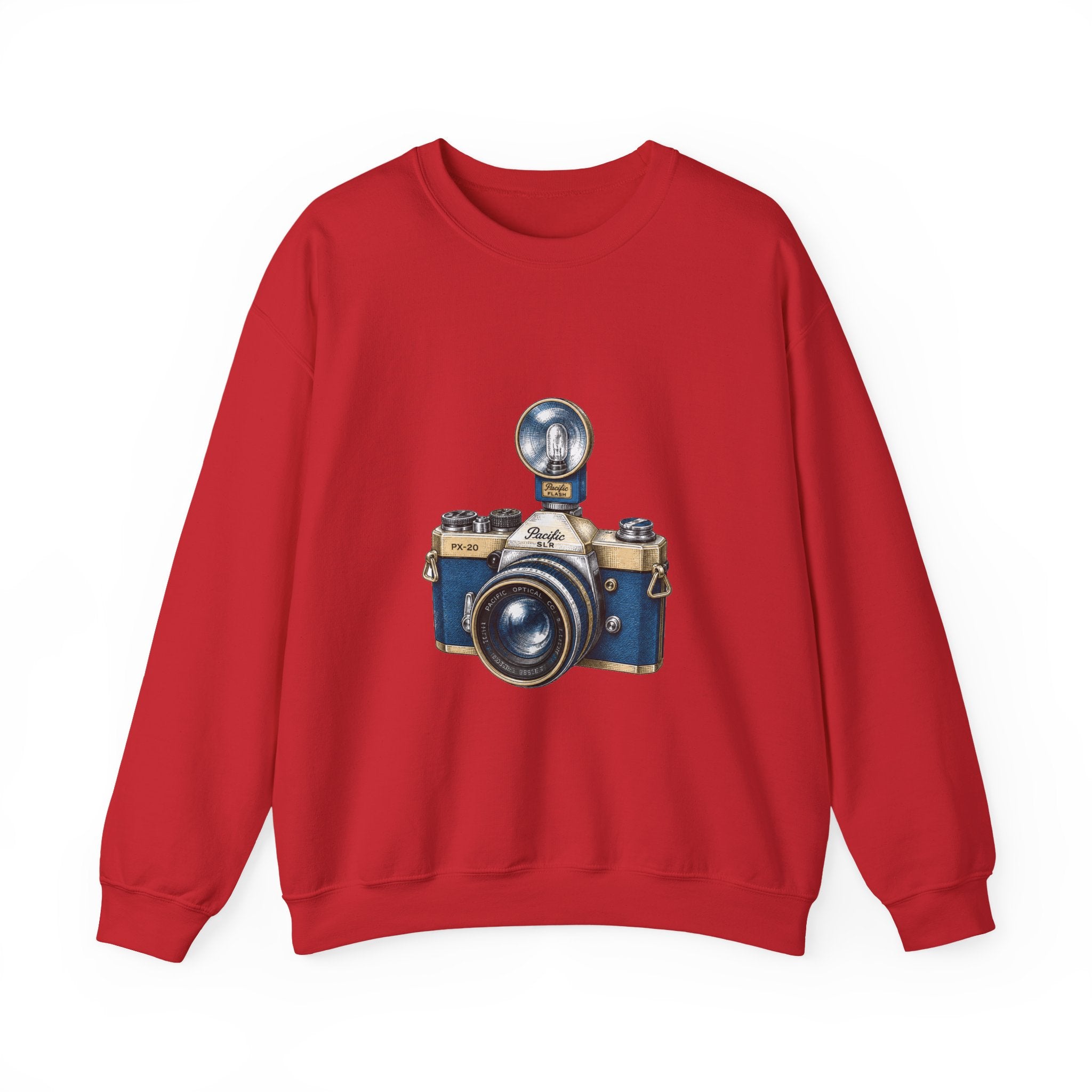 Matching Couple Sweatshirt - Camera & Film Matching Couple Crewneck Sweatshirt Hand-Drawn Art His Hers Best Friend Gift - Design A