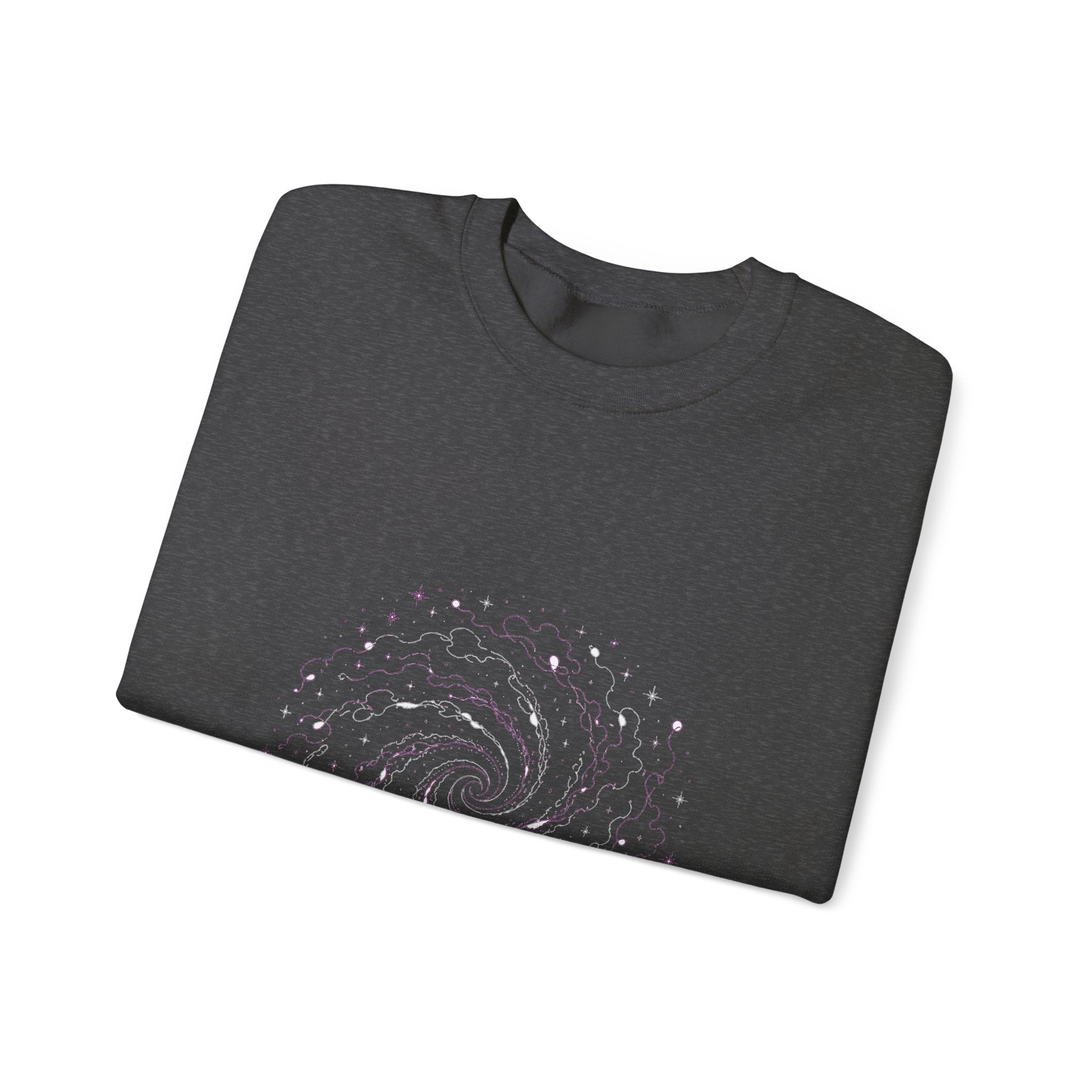 Matching Couple Sweatshirt - Galaxy & Supernova Matching Couple Comfort Colors Crew Minimalist Art His Hers Christmas Gift - Design A