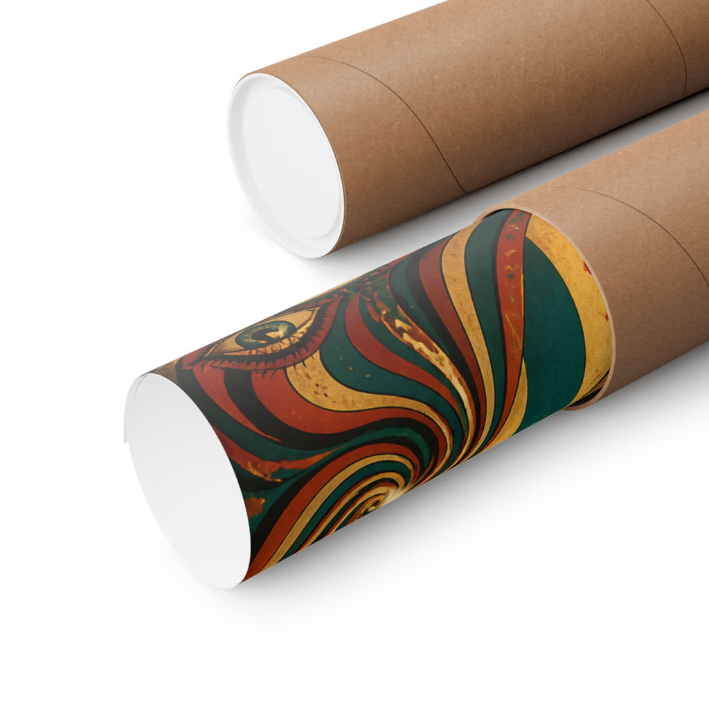 Lipstick Cannon Wall Art Poster 24×36 Psychedelic Dining Room Decor Maximalist Print