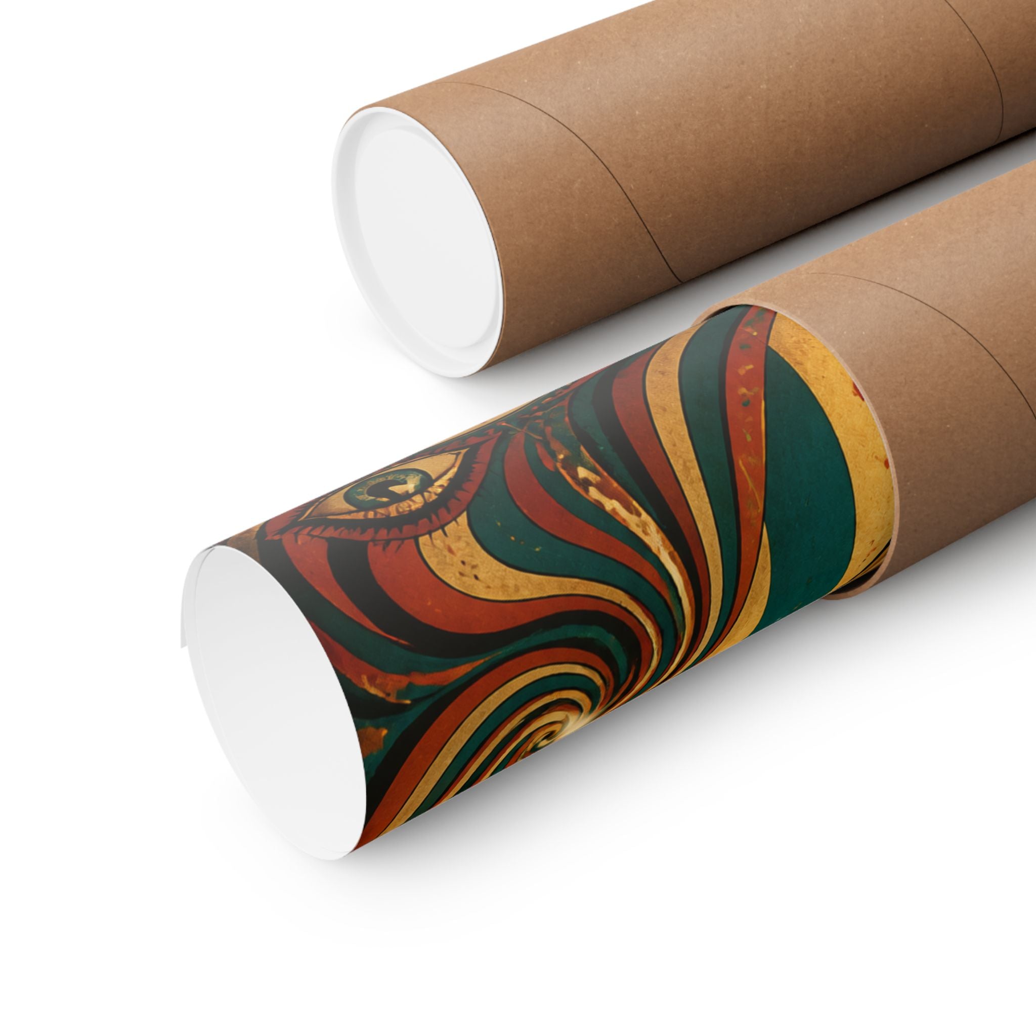 Lipstick Cannon Wall Art Poster 24×36 Psychedelic Dining Room Decor Maximalist Print