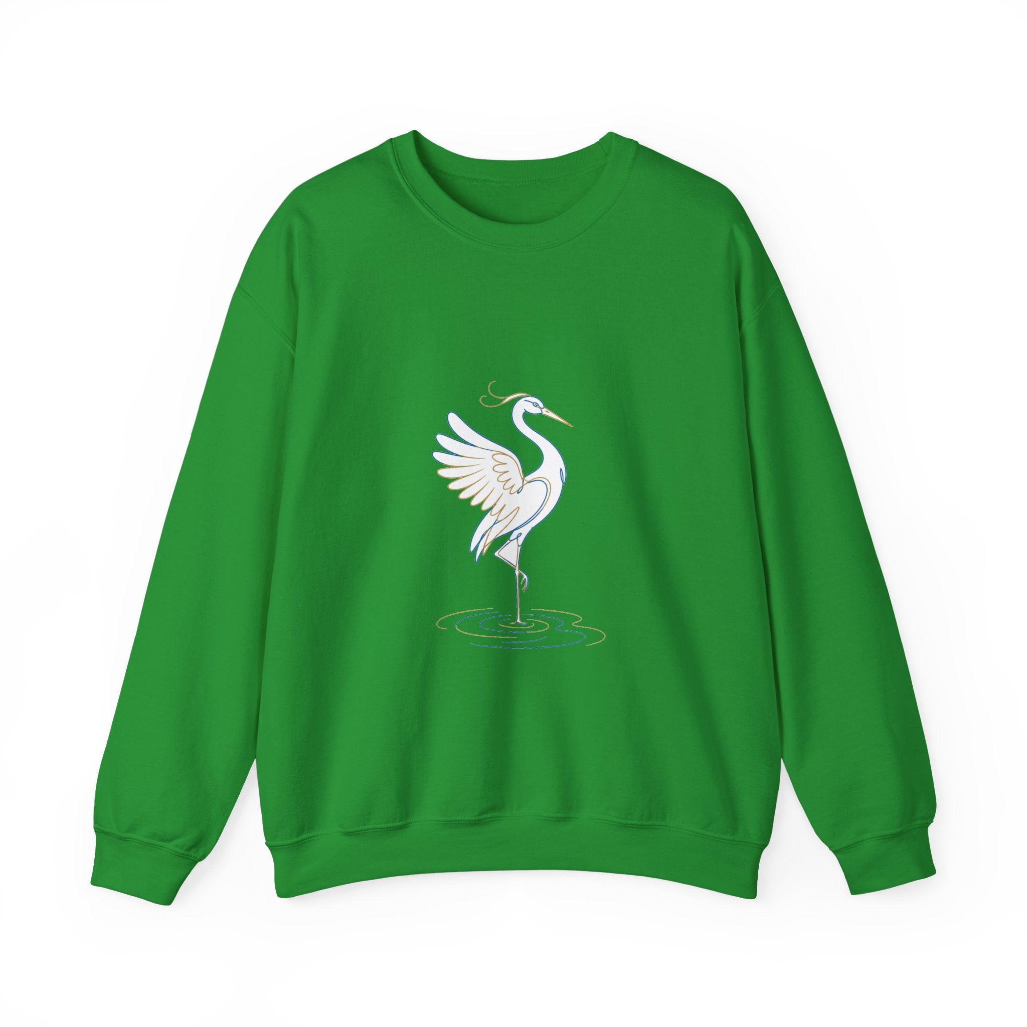 Matching Couple Sweatshirt - Tiger & Crane Matching Couple Comfort Colors Crew Minimalist Art His Hers Christmas Gift - Design B