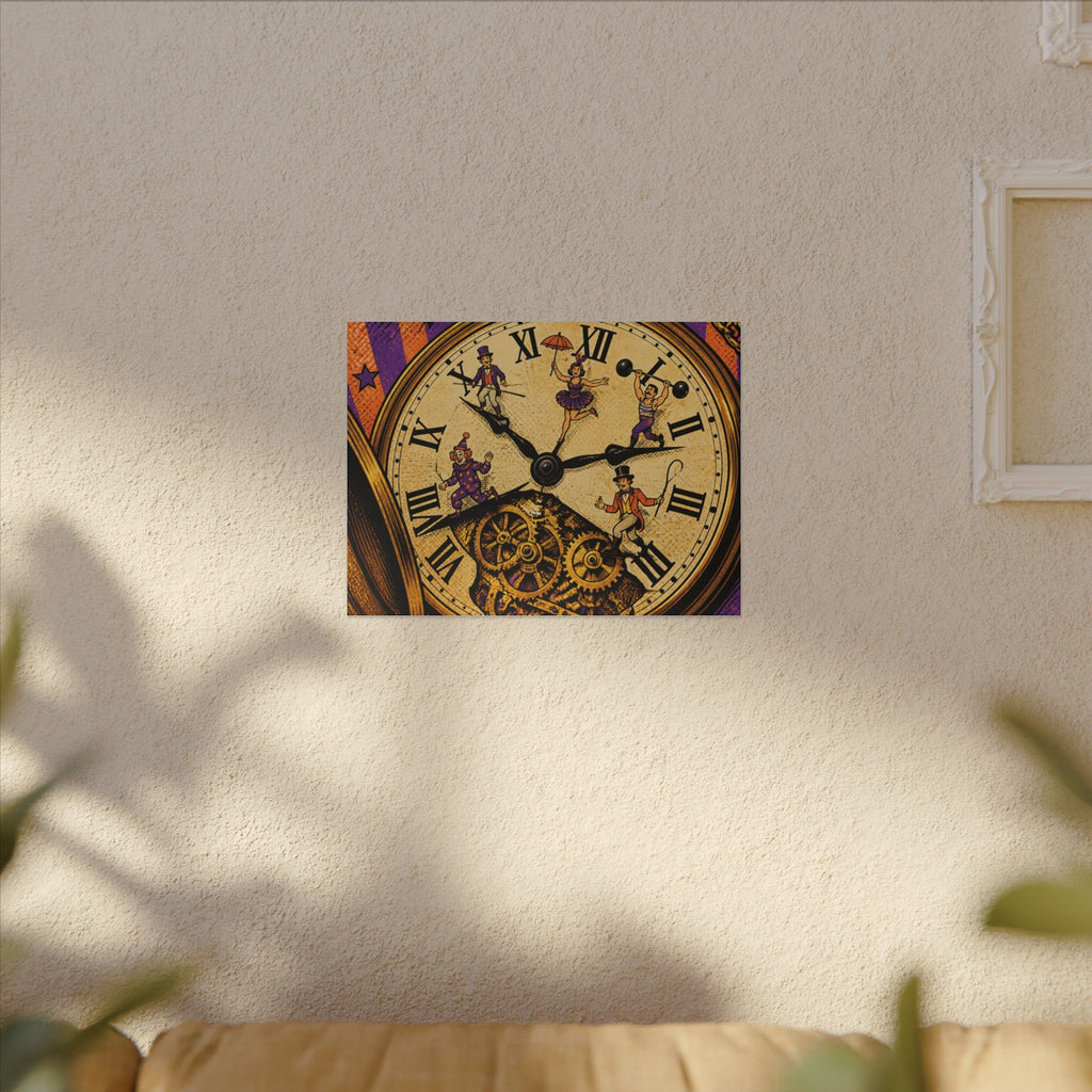 Pocket Watch Performers Wall Art Canvas 16×20 Pop Art Living Room Decor Maximalist Print