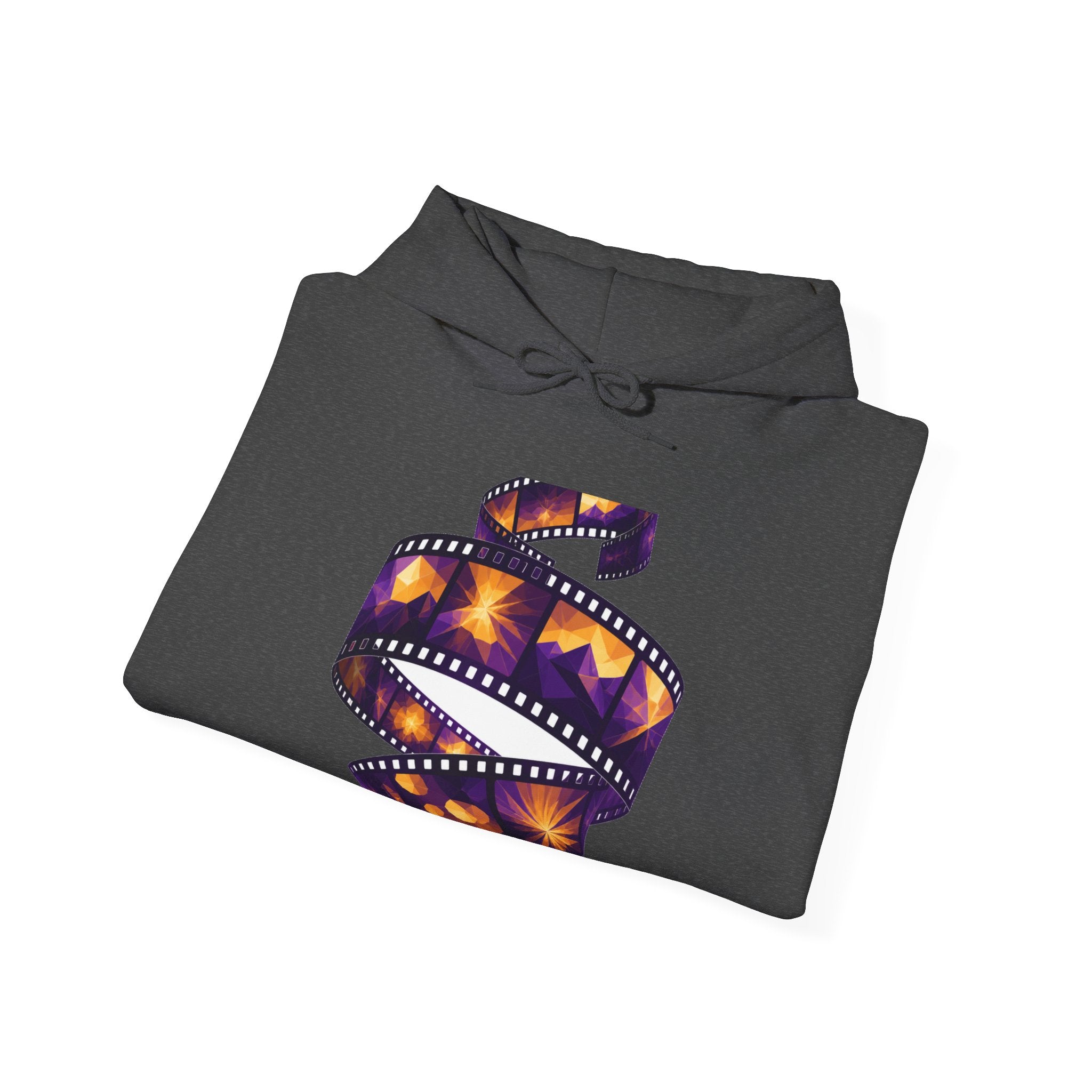 Matching Couple Sweatshirt - Camera & Film Matching Couple Hooded Sweatshirt Geometric Art His Hers Couple Gift - Design B