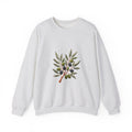 Matching Couple Sweatshirt - Olive Branch & Fig Matching Couple Premium Fleece Sweatshirt Geometric Art His Hers Love Gift - Design A
