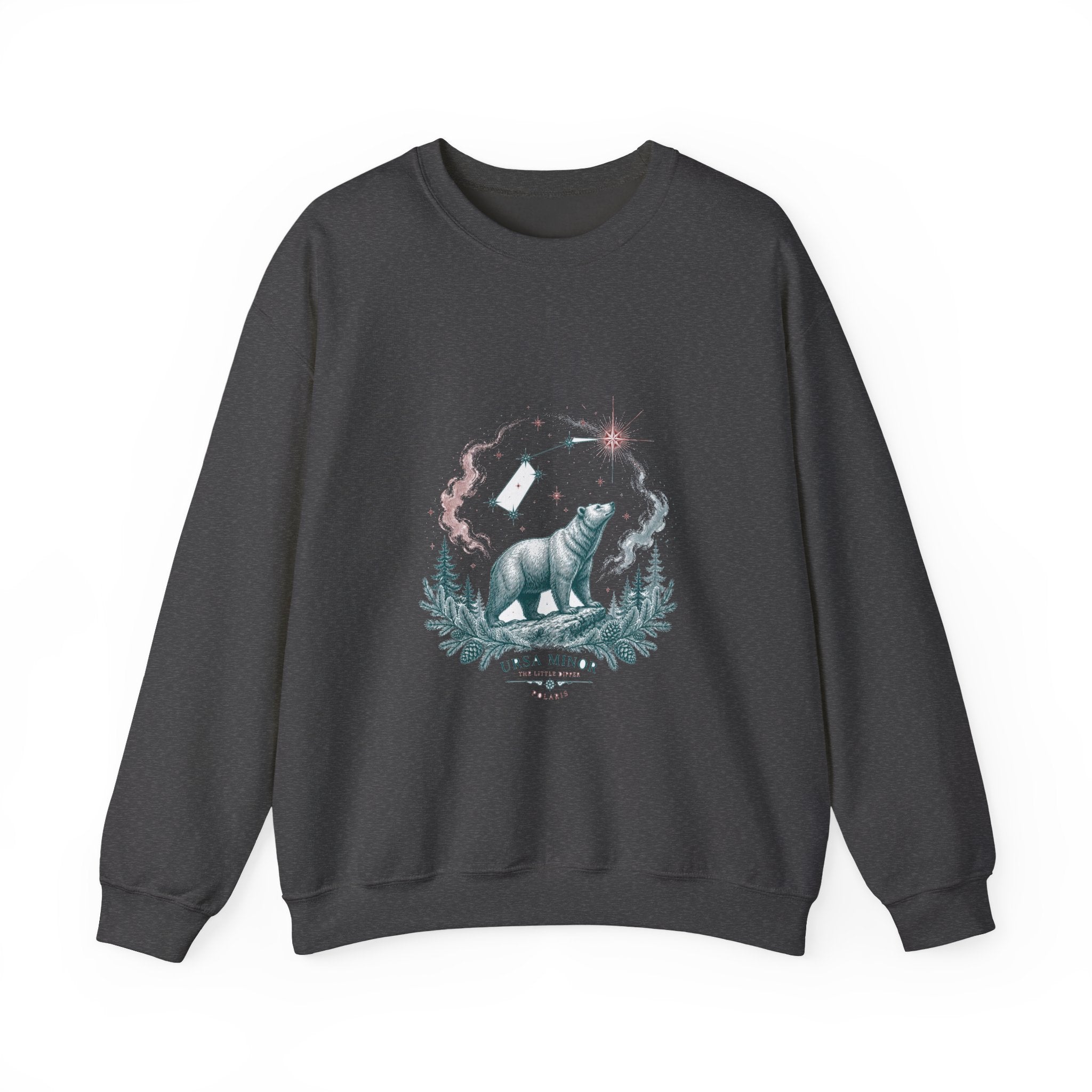 Matching Couple Sweatshirt - Big & Little Dipper Matching Couple Comfort Colors Crew Vintage Art His Hers Honeymoon Gift - Design B