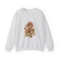 Matching Couple Sweatshirt - Dragon & Phoenix Matching Couple Comfort Colors Crew Geometric Art His Hers Love Gift - Design A