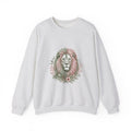 Matching Couple Sweatshirt - Lion & Lamb Matching Couple Premium Fleece Sweatshirt Hand-Drawn Art His Hers Anniversary Gift - Design A