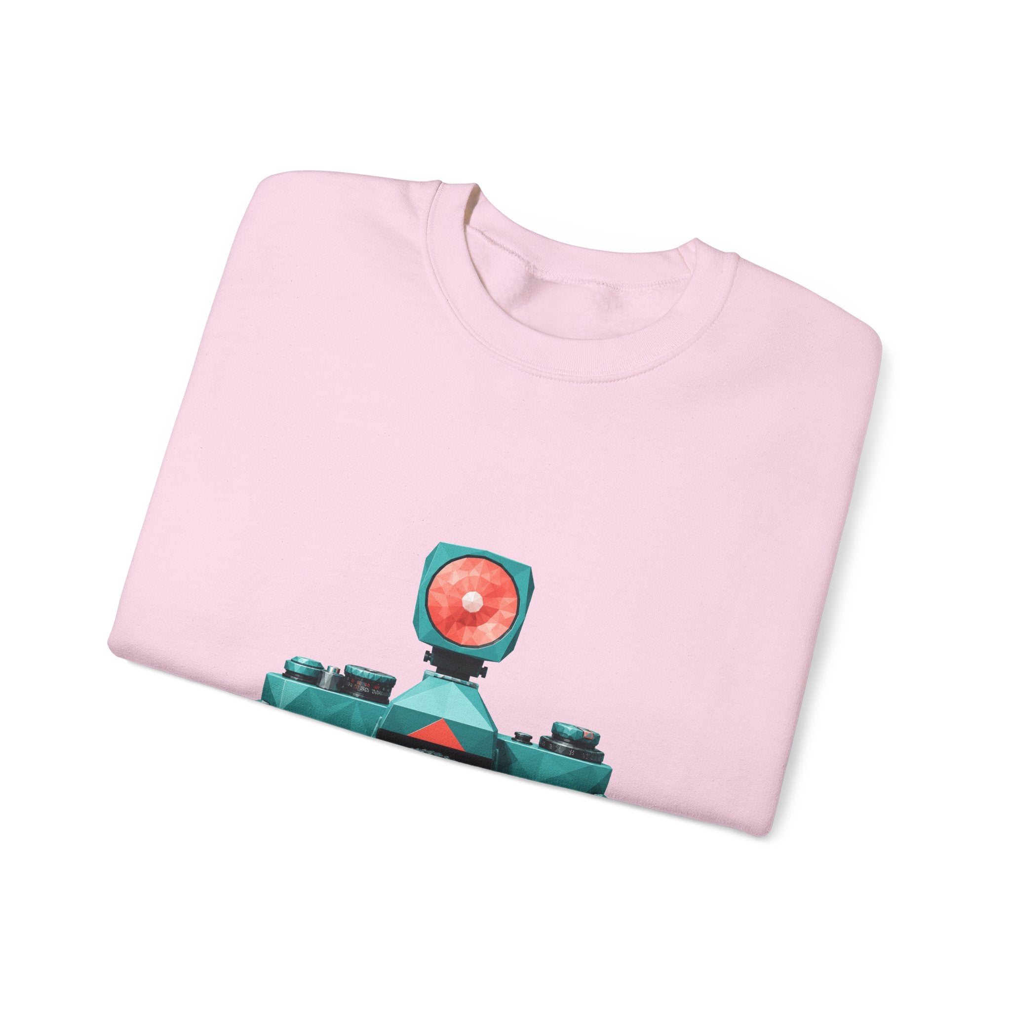Matching Couple Sweatshirt - Camera & Film Matching Couple Crewneck Sweatshirt Geometric Art His Hers Couple Gift - Design A