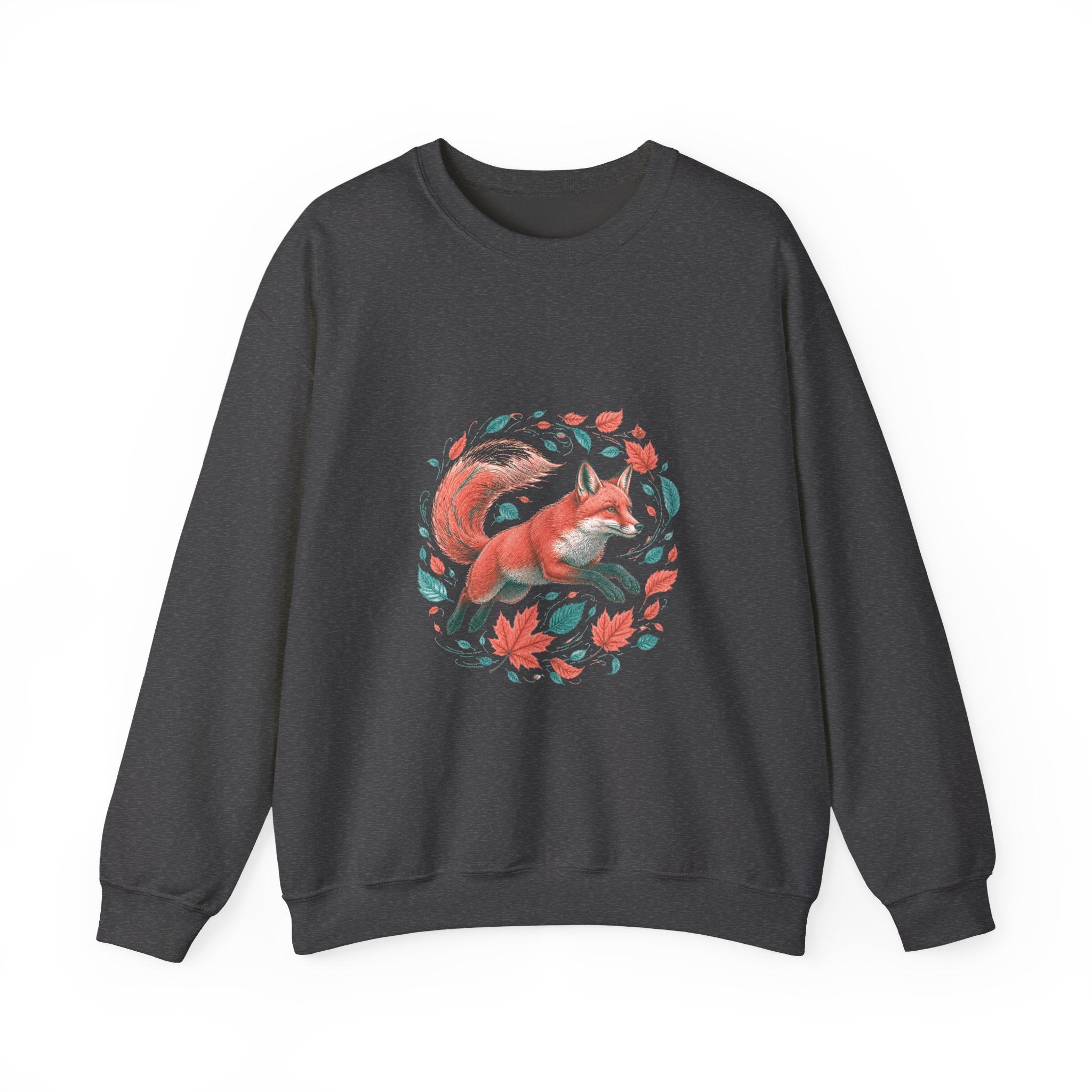 Matching Couple Sweatshirt - Fox & Rabbit Matching Couple Premium Fleece Sweatshirt Vintage Art His Hers Honeymoon Gift - Design A