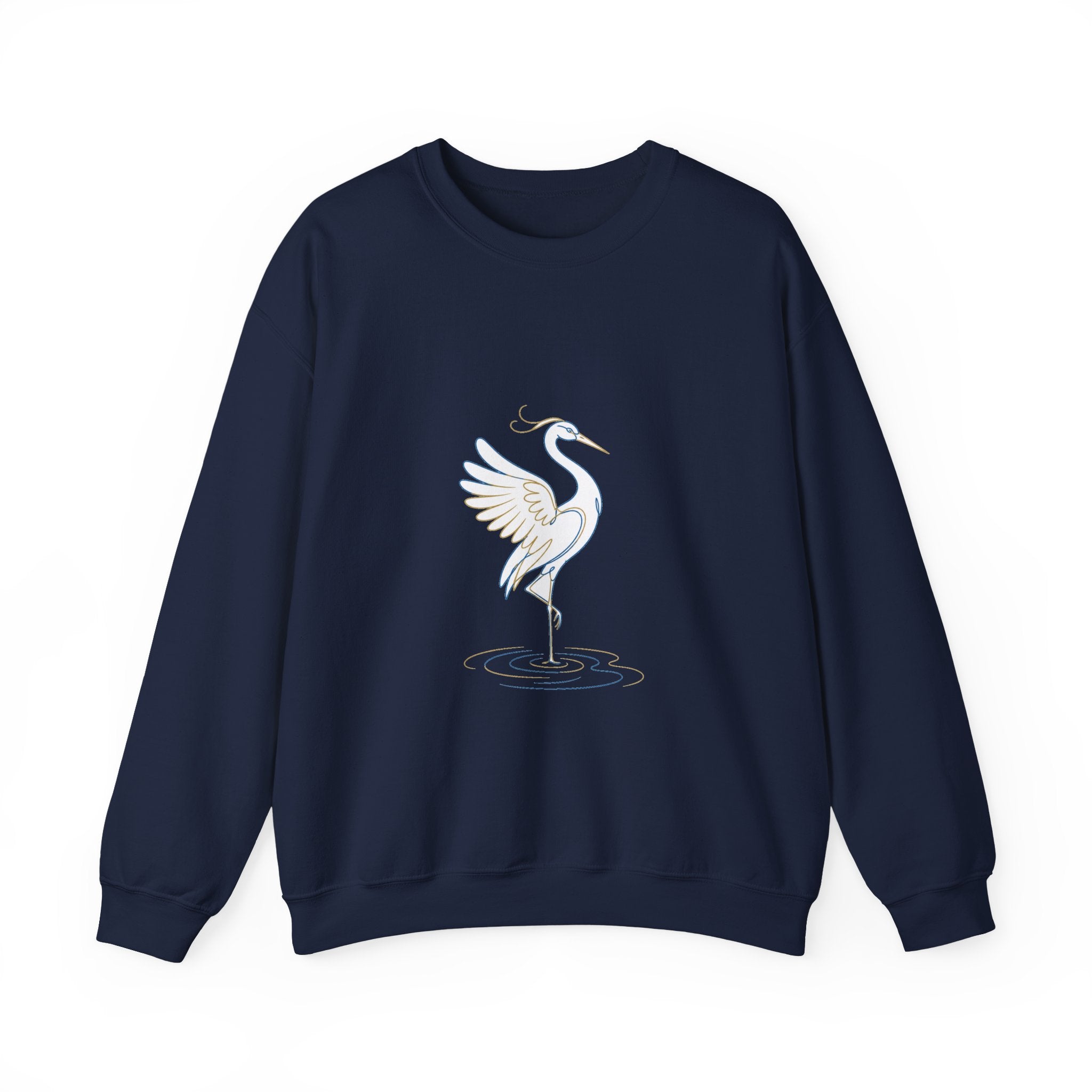 Matching Couple Sweatshirt - Tiger & Crane Matching Couple Comfort Colors Crew Minimalist Art His Hers Christmas Gift - Design B