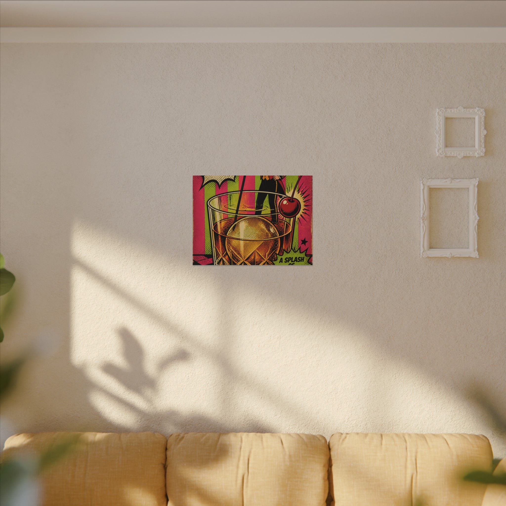 Old Fashioned Ringmaster Wall Art Canvas 24×36 Pop Art Restaurant Decor Maximalist Print