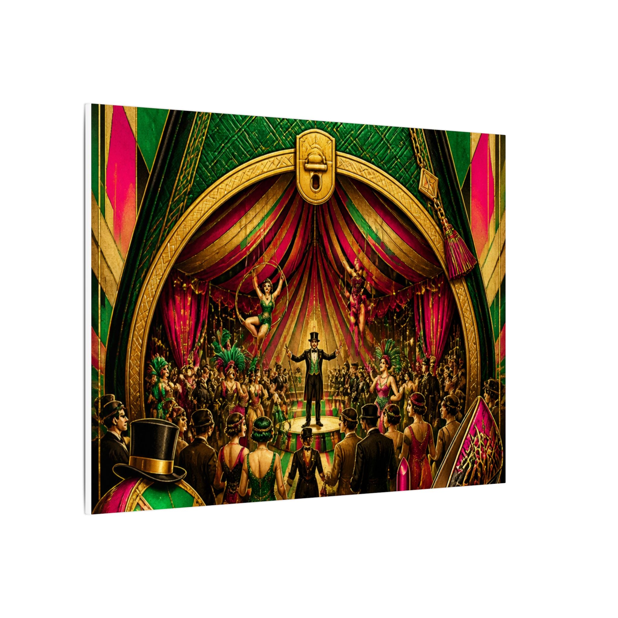 Handbag Big Top Wall Art Canvas 24×36 Art Deco Bar Area Decor Maximalist Print