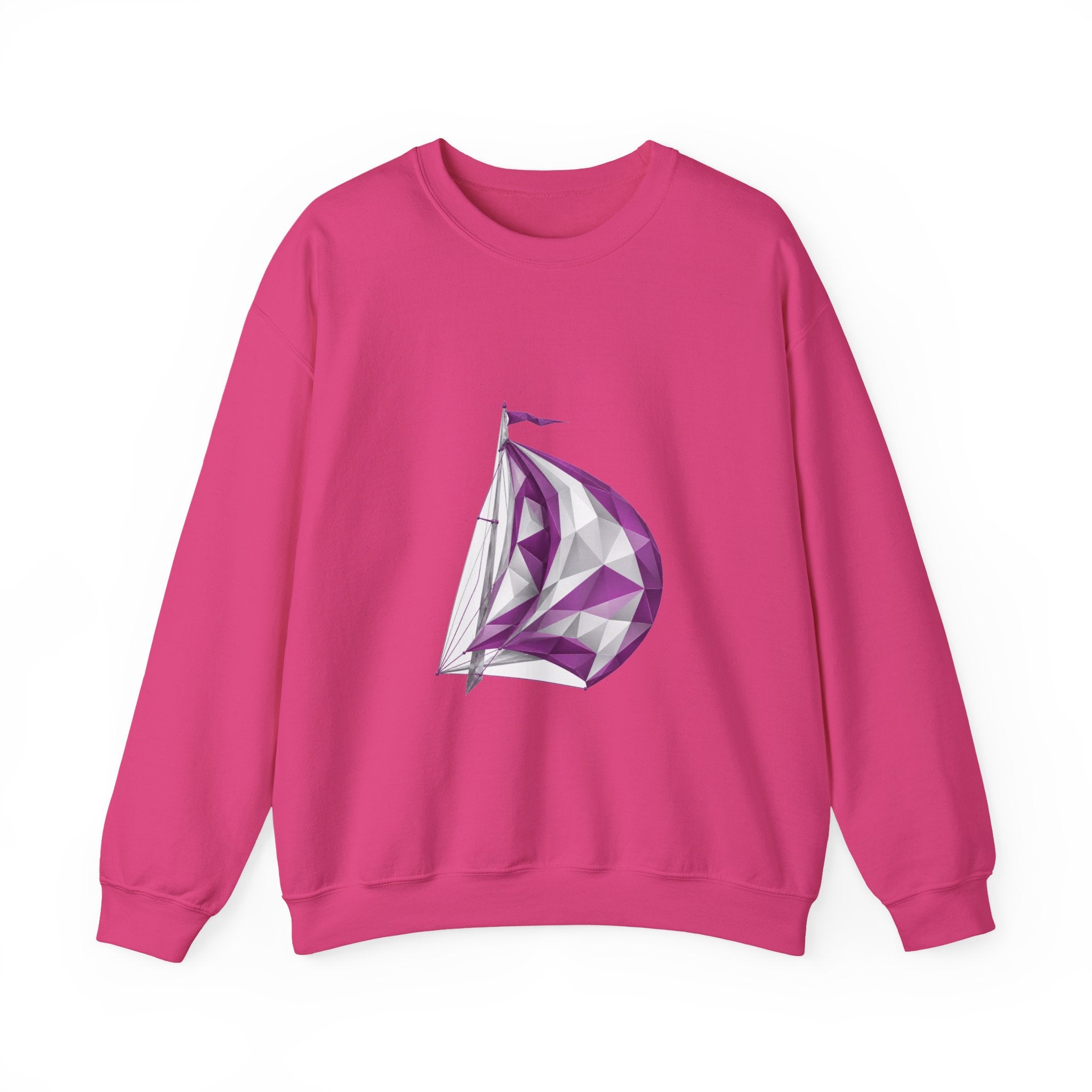 Matching Couple Sweatshirt - Anchor & Sail Matching Couple Comfort Colors Crew Geometric Art His Hers Love Gift - Design B