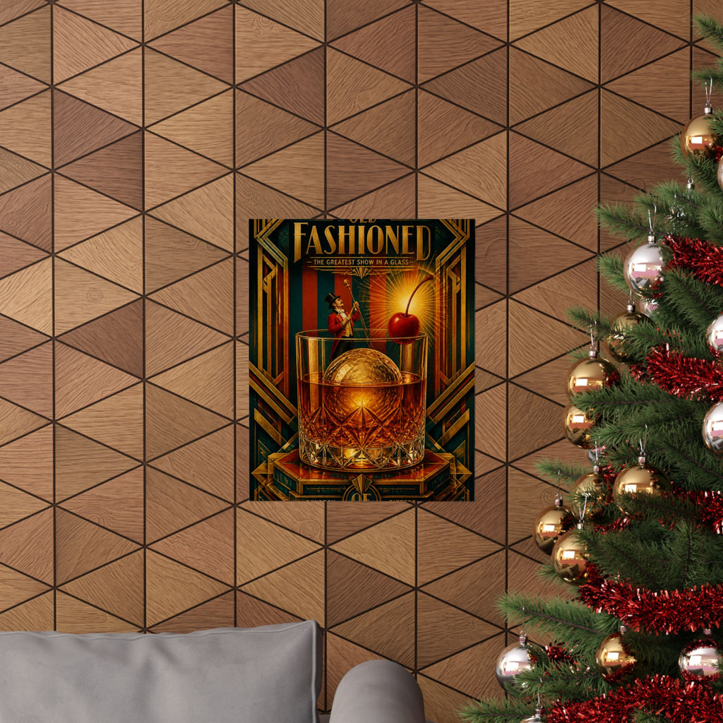 Old Fashioned Ringmaster Wall Art Poster 18×24 Art Deco Entryway Decor Maximalist Print