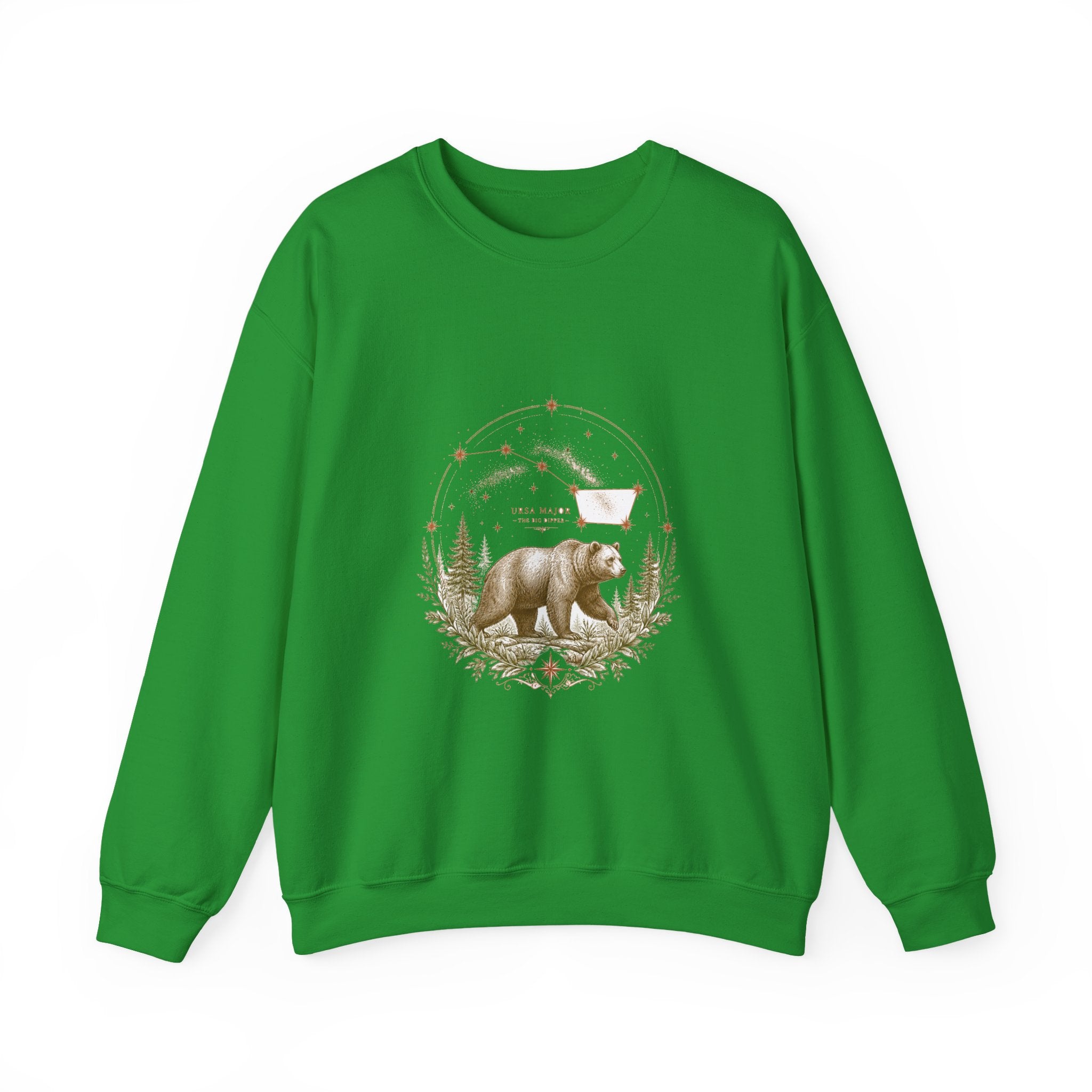 Matching Couple Sweatshirt - Big & Little Dipper Matching Couple Crewneck Sweatshirt Vintage Art His Hers Wedding Gift - Design A