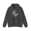 Matching Couple Sweatshirt - Sun & Moon Matching Couple Hooded Sweatshirt Watercolor Art His Hers Engagement Gift - Design A