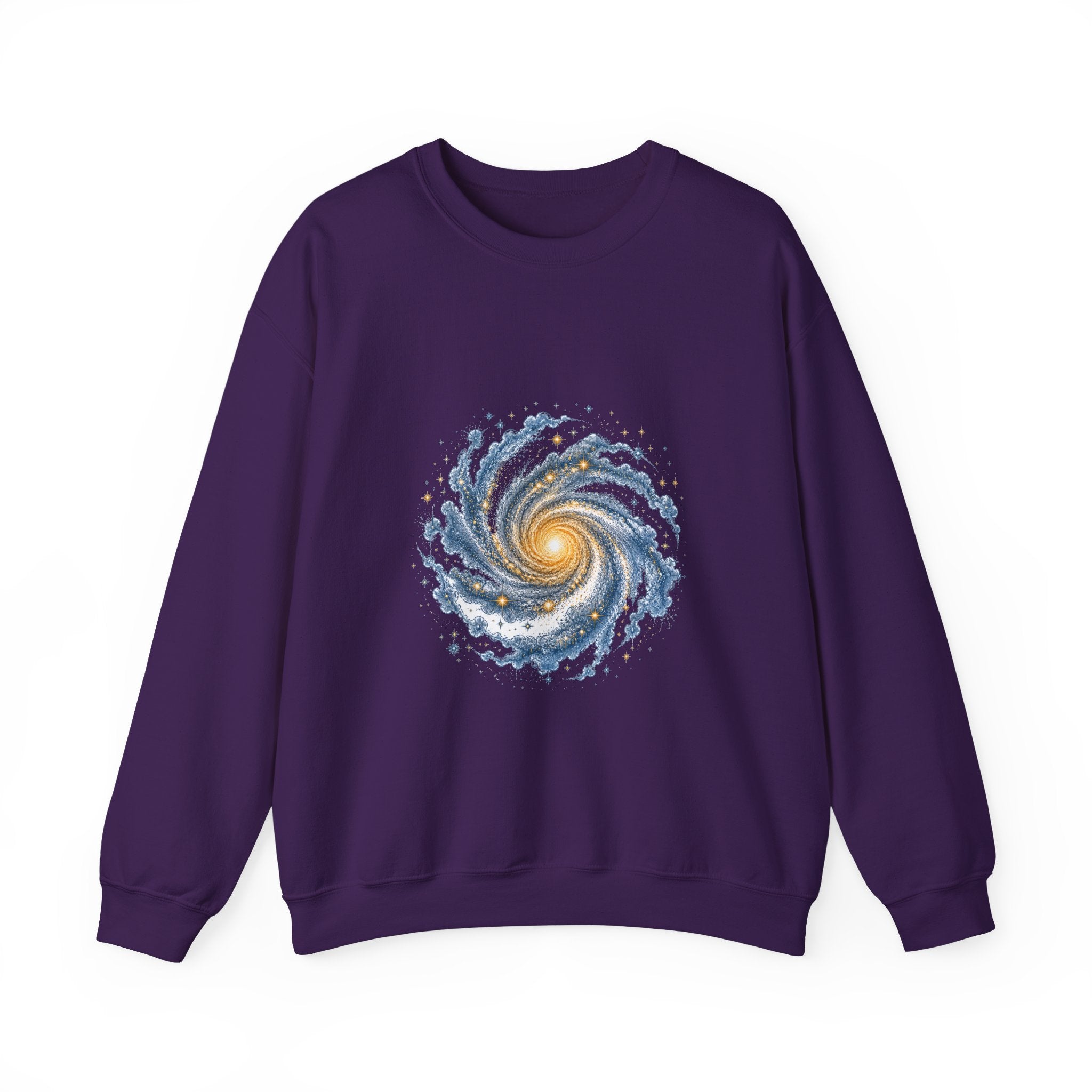 Matching Couple Sweatshirt - Galaxy & Supernova Matching Couple Crewneck Sweatshirt Vintage Art His Hers Wedding Gift - Design A