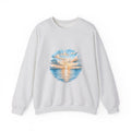 Matching Couple Sweatshirt - Sunrise & Sunset Matching Couple Crewneck Sweatshirt Hand-Drawn Art His Hers Best Friend Gift - Design A