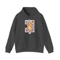 Matching Couple Sweatshirt - Puzzle Pieces Matching Couple Hooded Sweatshirt Vintage Art His Hers Wedding Gift - Design B