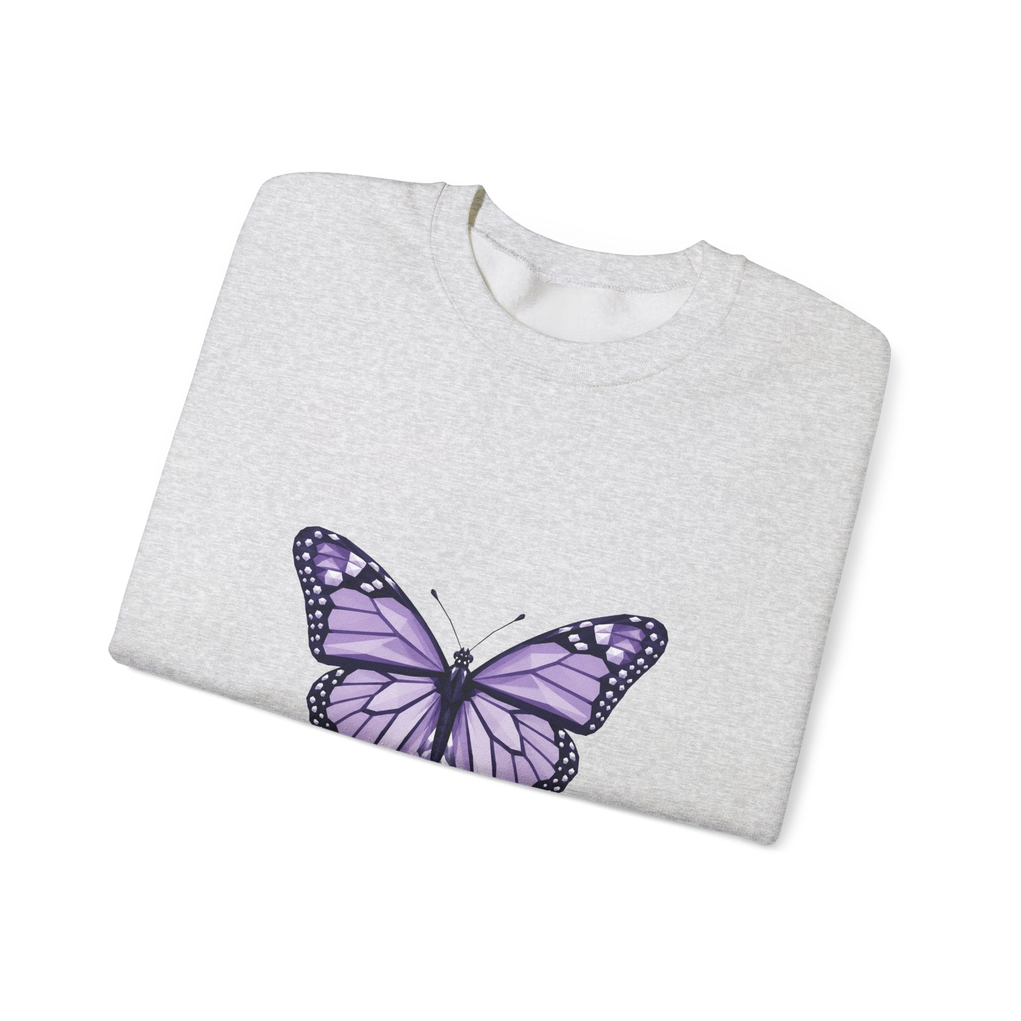 Matching Couple Sweatshirt - Butterfly & Moth Matching Couple Comfort Colors Crew Geometric Art His Hers Love Gift - Design A