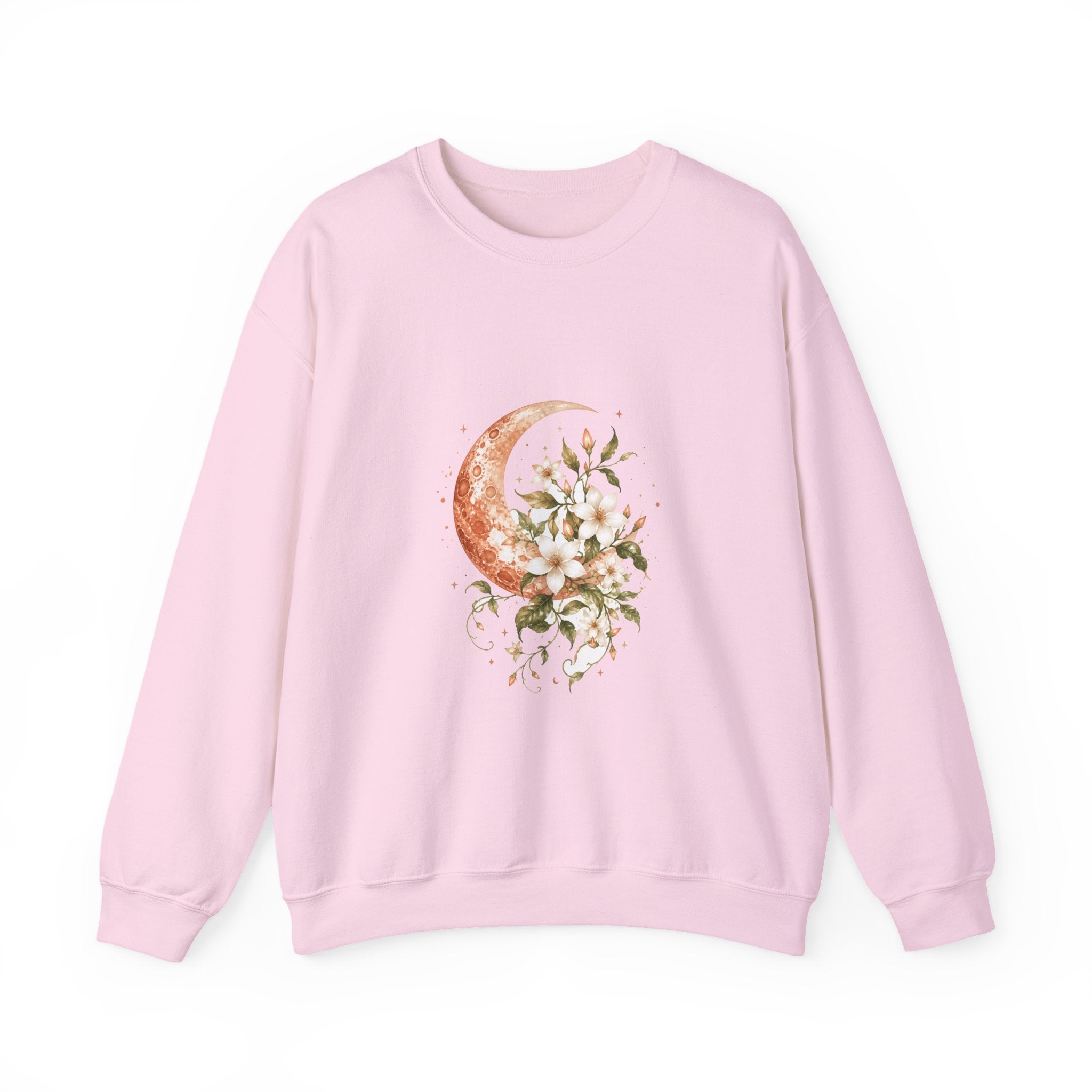 Matching Couple Sweatshirt - Sun & Moon Matching Couple Comfort Colors Crew Watercolor Art His Hers Birthday Gift - Design A