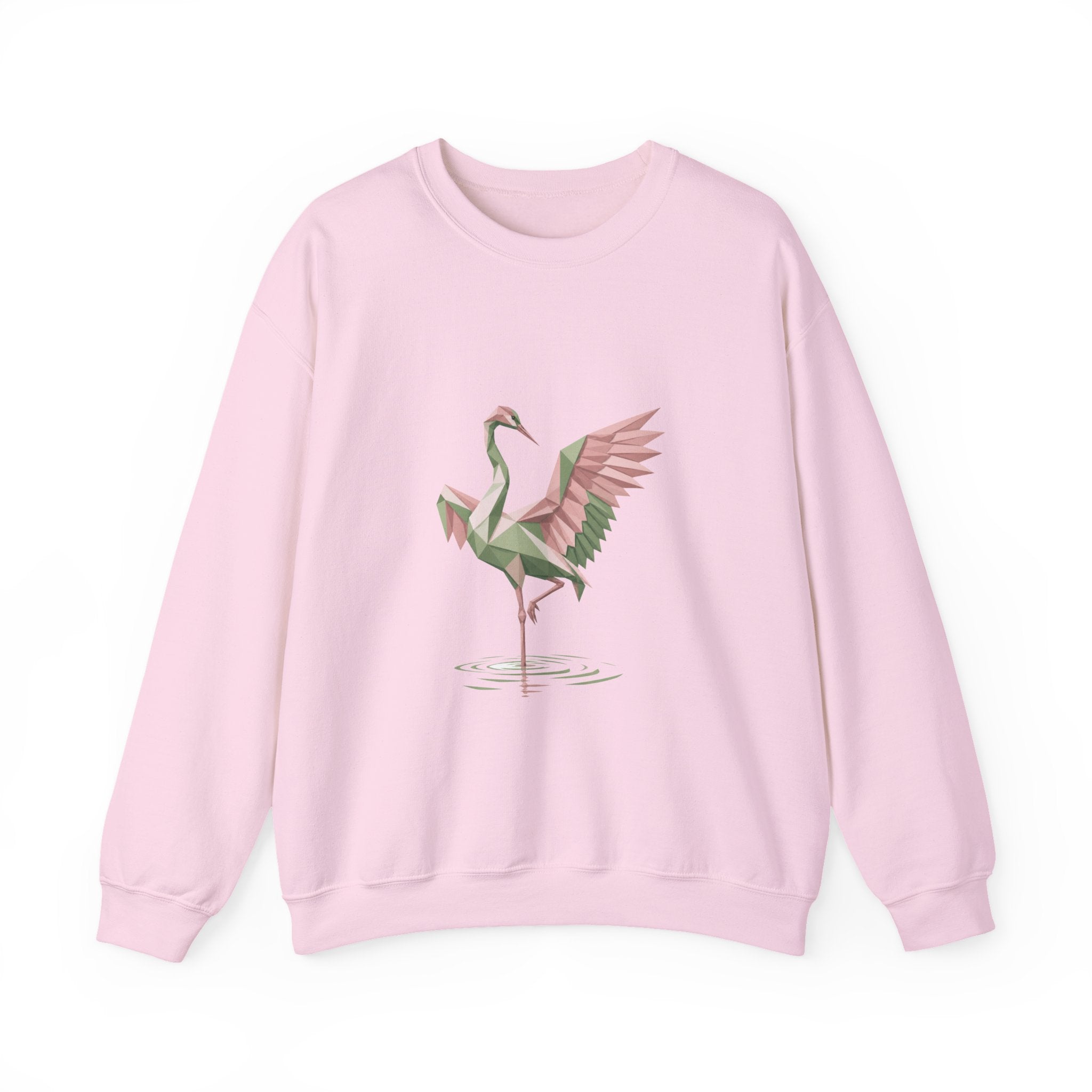 Matching Couple Sweatshirt - Tiger & Crane Matching Couple Comfort Colors Crew Geometric Art His Hers Love Gift - Design B