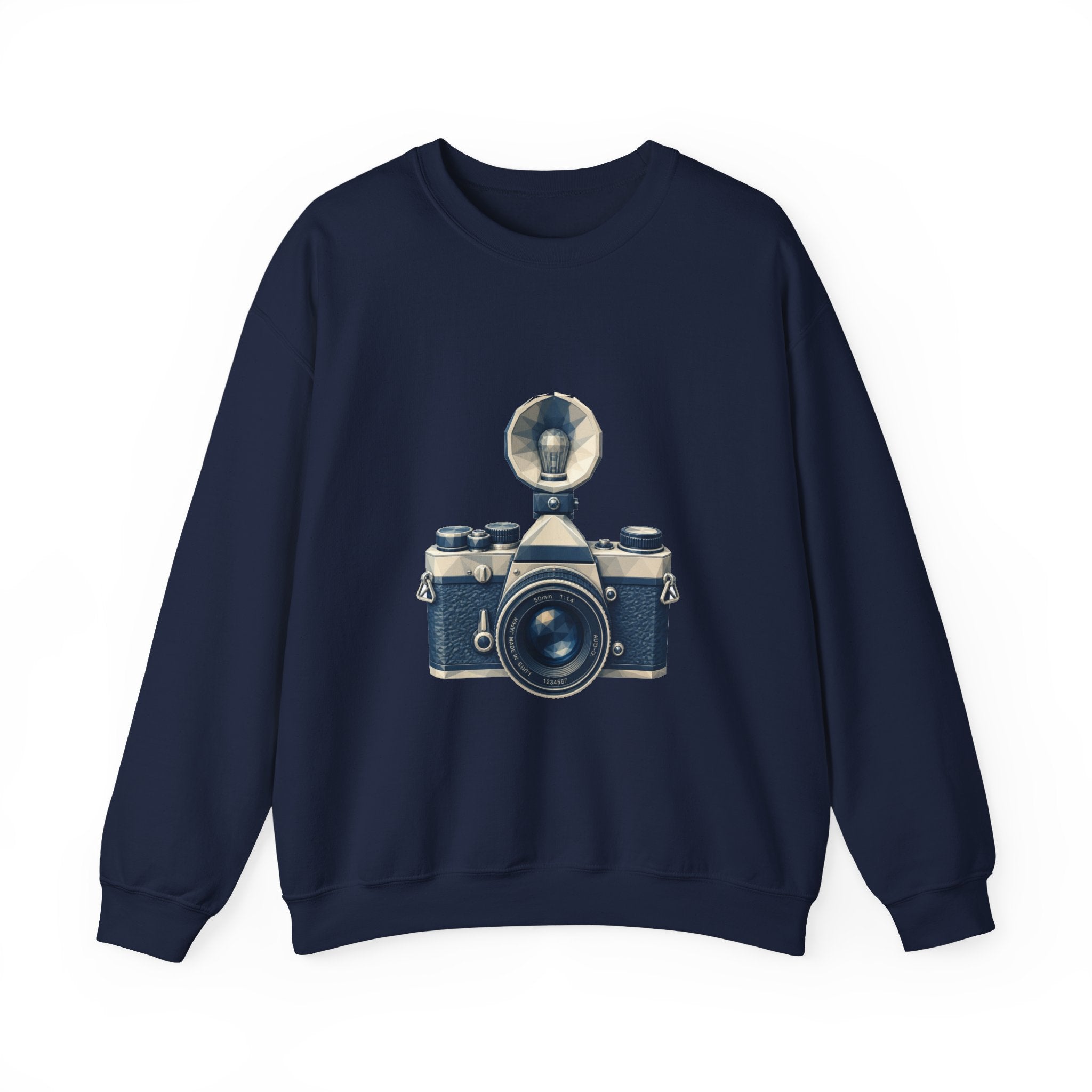 Matching Couple Sweatshirt - Camera & Film Matching Couple Comfort Colors Crew Geometric Art His Hers Love Gift - Design A