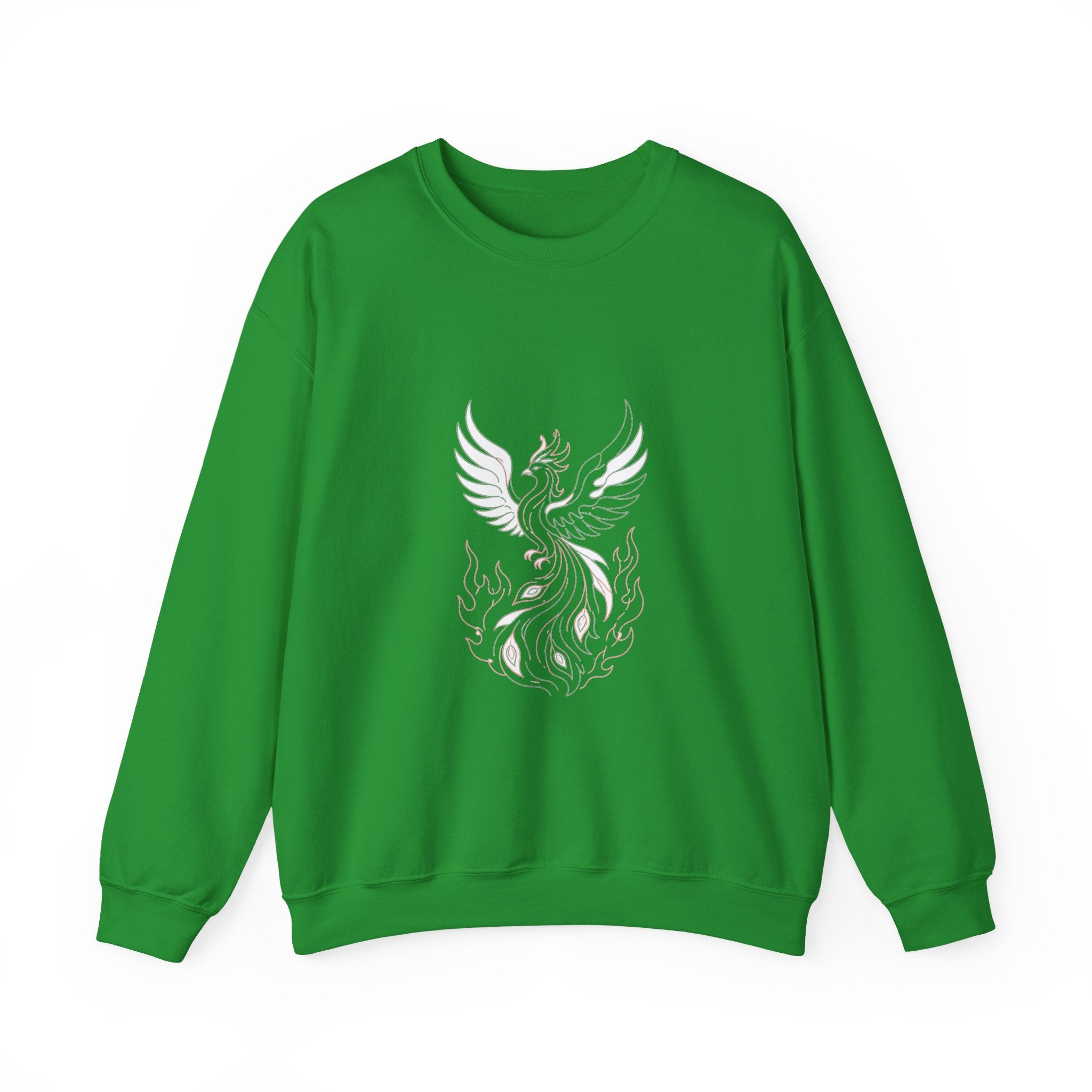 Matching Couple Sweatshirt - Dragon & Phoenix Matching Couple Premium Fleece Sweatshirt Minimalist Art His Hers Christmas Gift - Design B