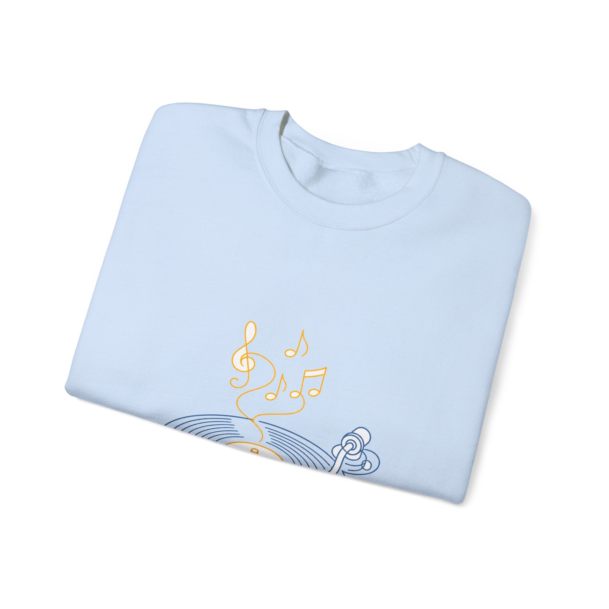 Matching Couple Sweatshirt - Vinyl & Cassette Matching Couple Premium Fleece Sweatshirt Minimalist Art His Hers Christmas Gift - Design A