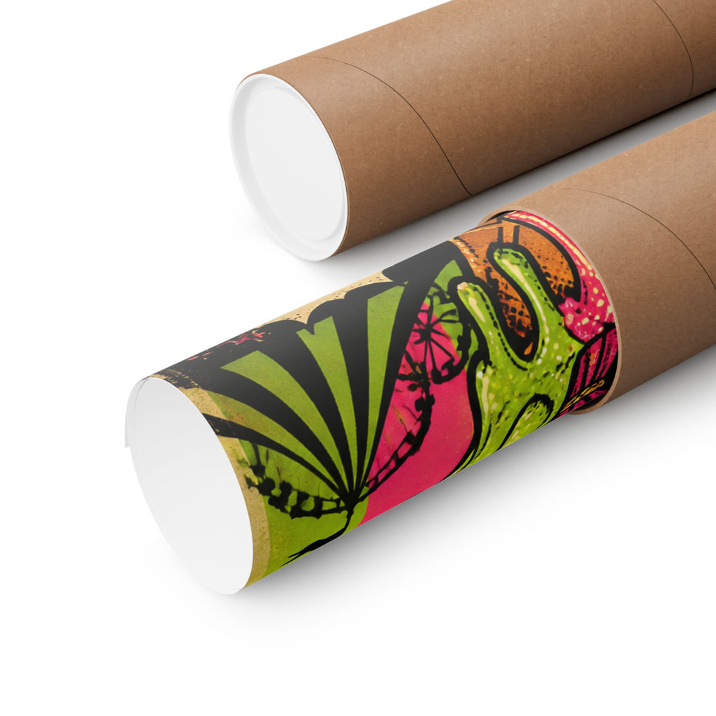 Ice Cream Cone Circus Tent Wall Art Poster 24×36 Pop Art Restaurant Decor Maximalist Print