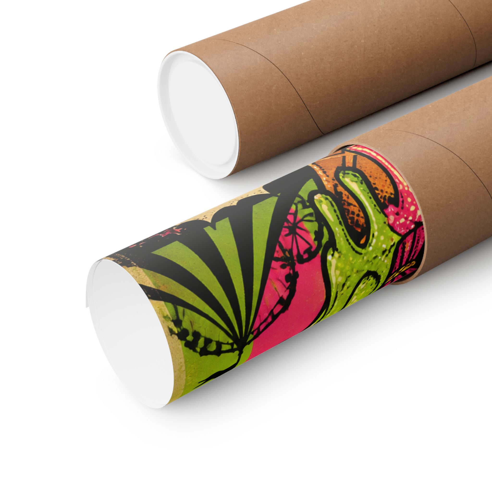 Ice Cream Cone Circus Tent Wall Art Poster 24×36 Pop Art Restaurant Decor Maximalist Print