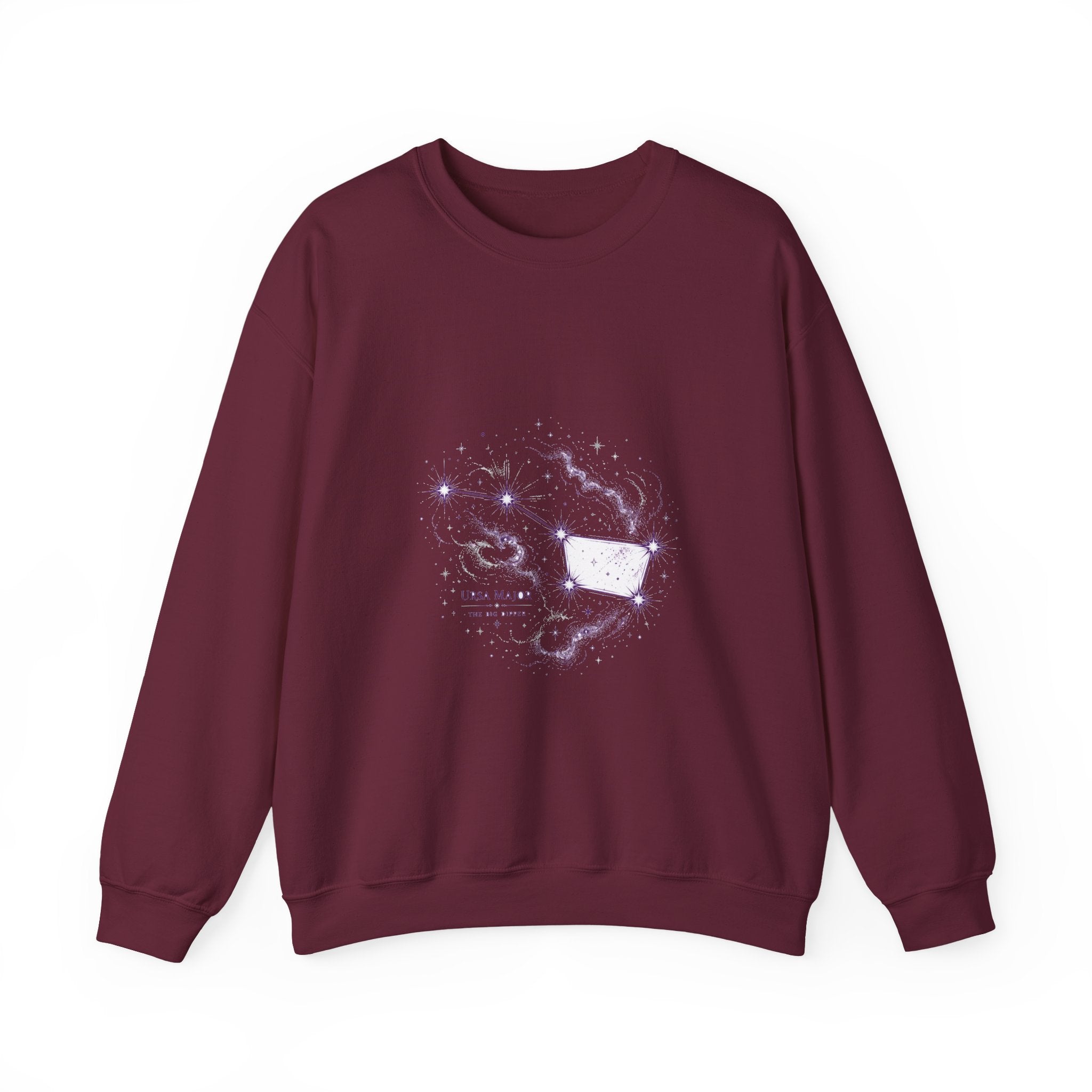 Matching Couple Sweatshirt - Big & Little Dipper Matching Couple Comfort Colors Crew Hand-Drawn Art His Hers Anniversary Gift - Design A
