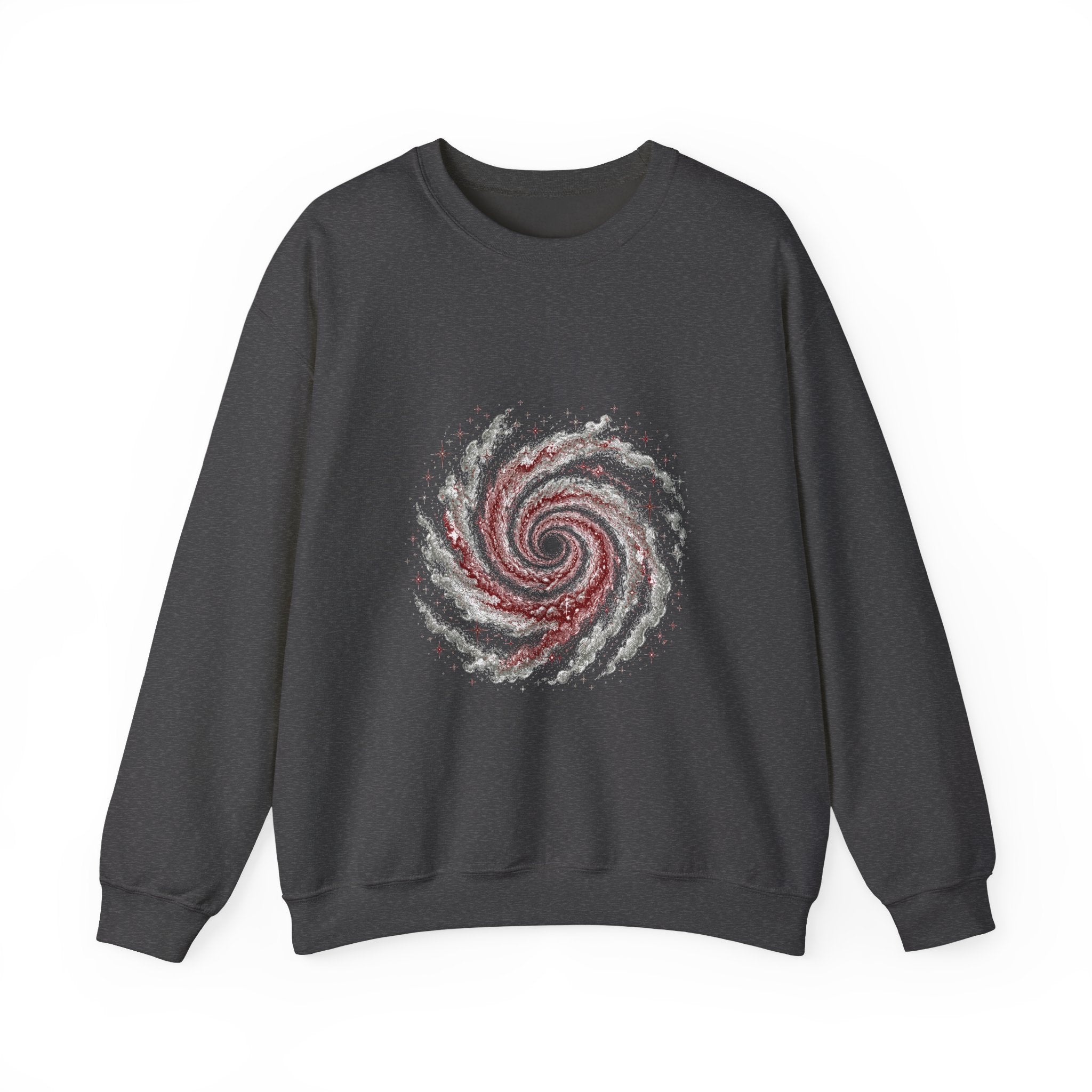 Matching Couple Sweatshirt - Galaxy & Supernova Matching Couple Premium Fleece Sweatshirt Hand-Drawn Art His Hers Anniversary Gift - Design A